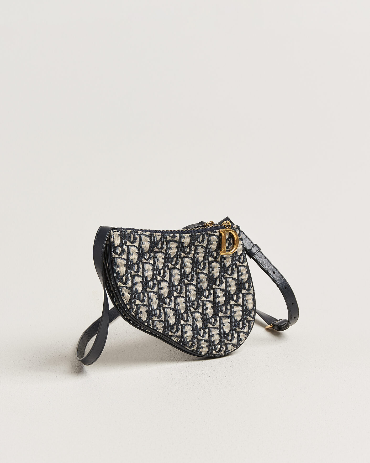 Mies | Pre-Owned & Vintage Bags | Dior Pre-Owned | Saddle Oblique Rodeo Trio Pouch Blue