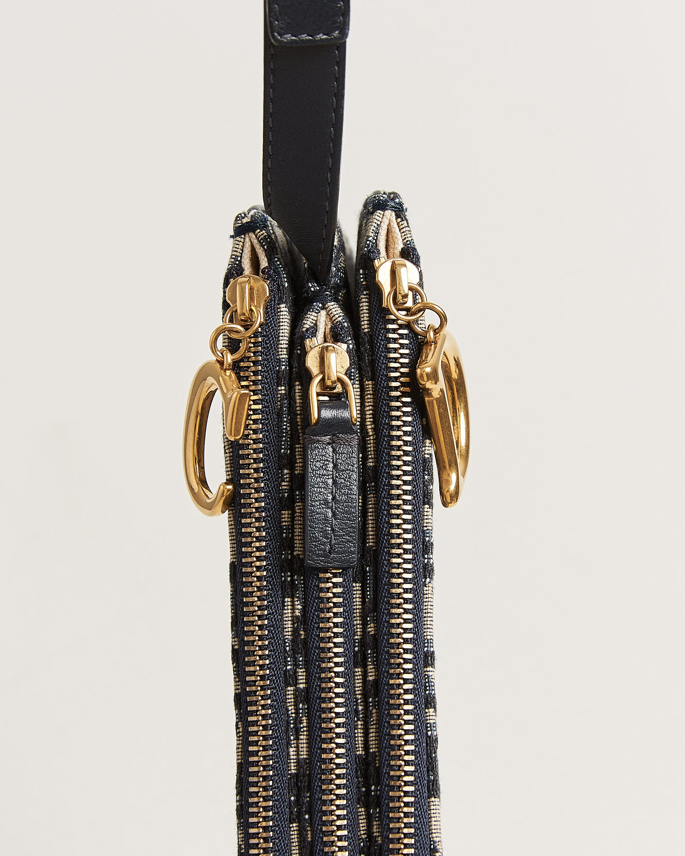 Mies | Pre-Owned & Vintage Bags | Dior Pre-Owned | Saddle Oblique Rodeo Trio Pouch Blue