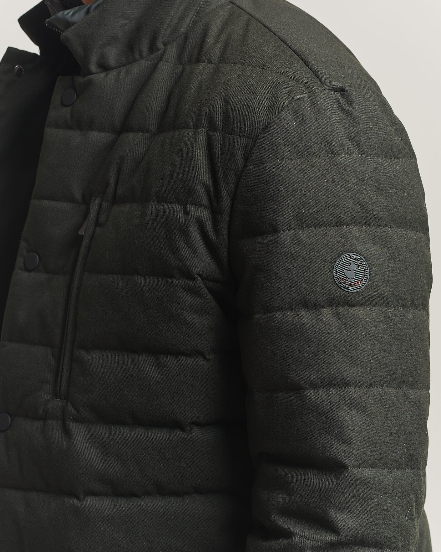 Mies | Takit | Save The Duck | Felipe Padded Flannel Jacket Green Black
