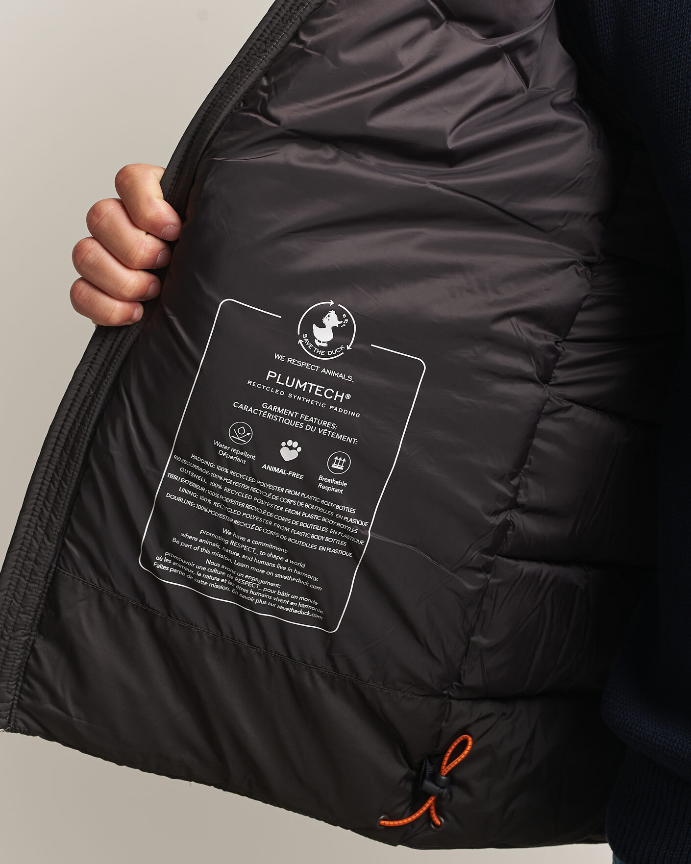 Mies | Takit | Save The Duck | Boris Matt Padded Puffer Brown Black