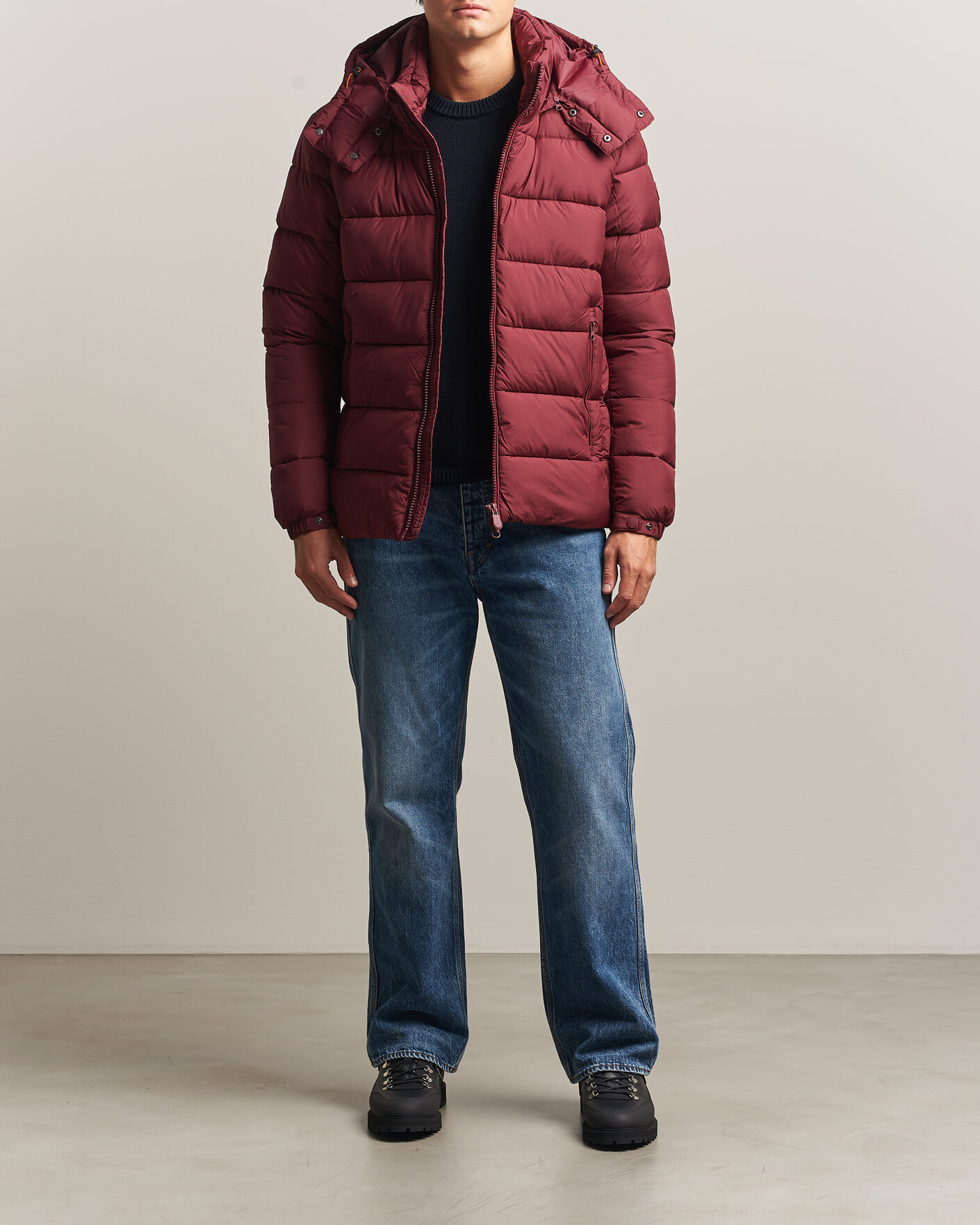 Mies | Takit | Save The Duck | Boris Matt Padded Puffer Wine Red