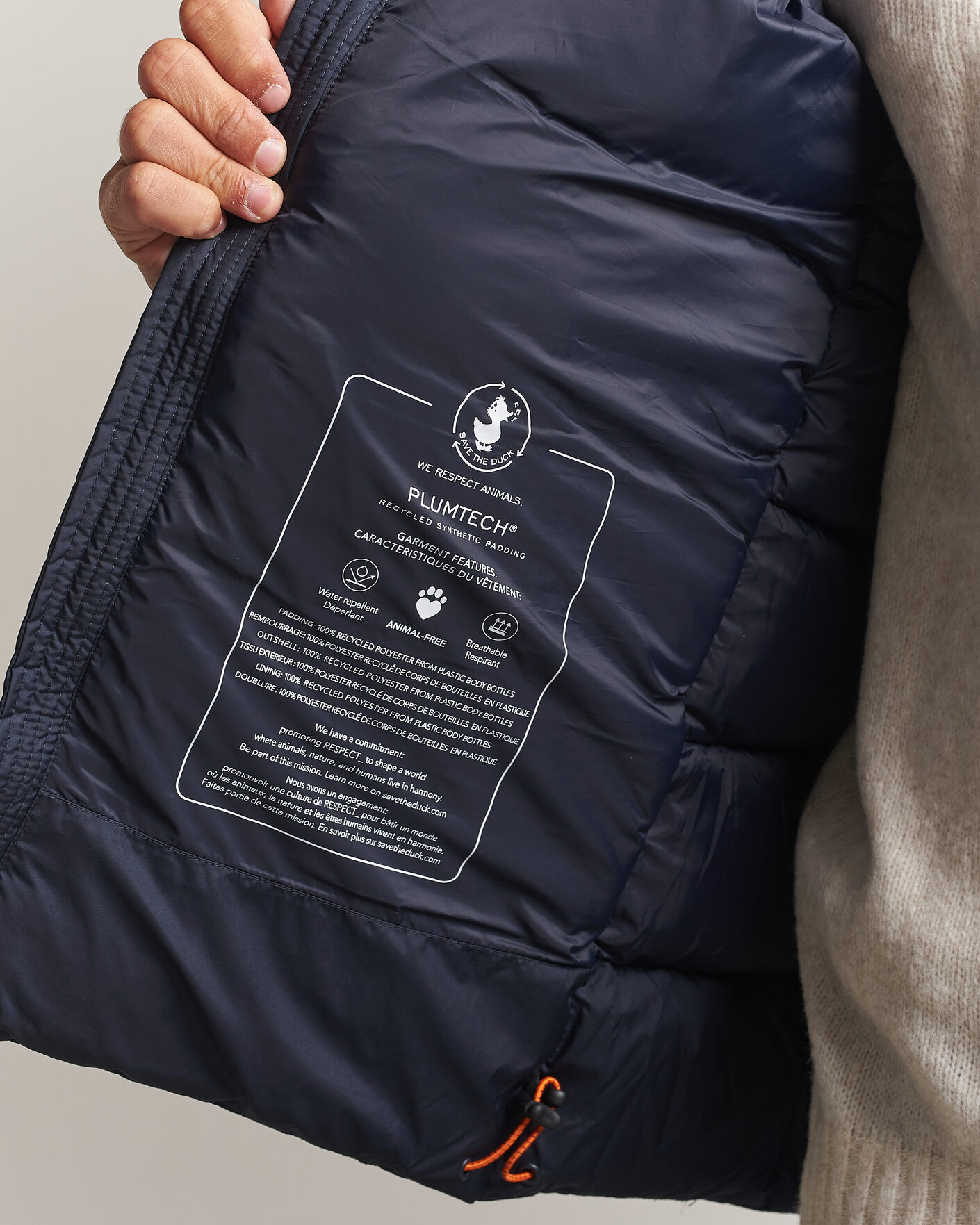 Mies | Takit | Save The Duck | Boris Matt Padded Puffer Blue Black