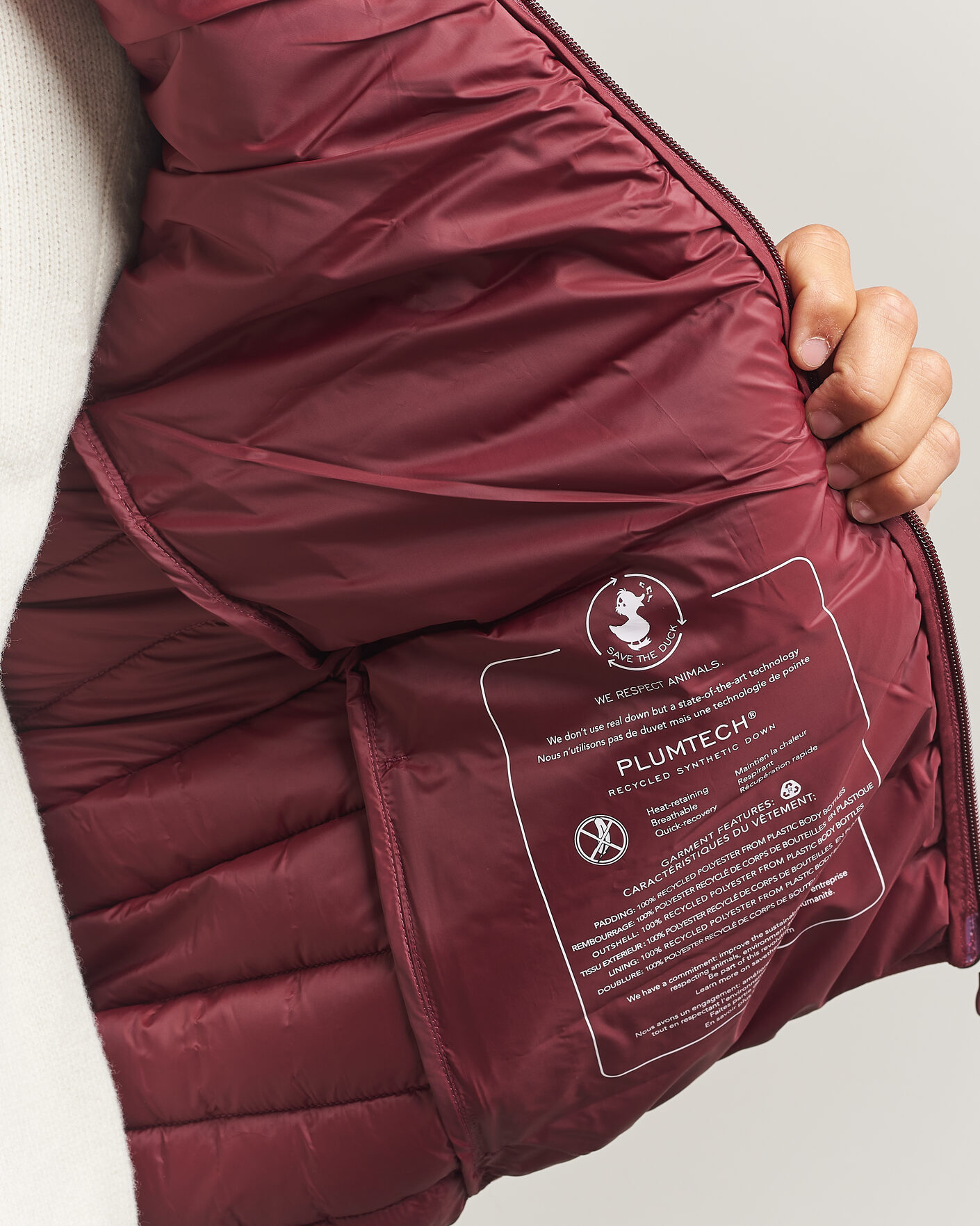 Mies | Ulkoliivit | Save The Duck | Rhus Matt Lightweight Vest Wine Red