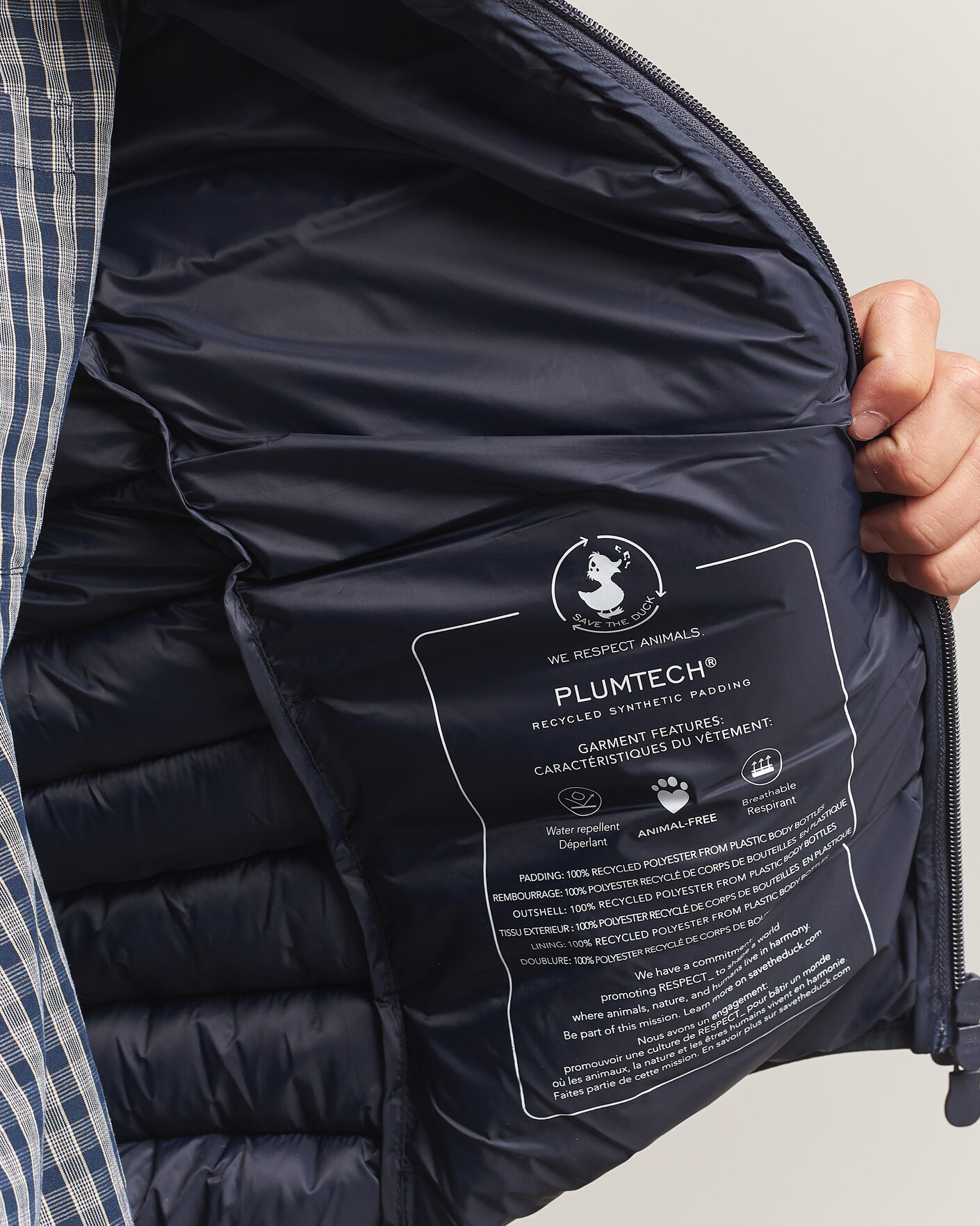Mies | Ulkoliivit | Save The Duck | Rhus Matt Lightweight Vest Blue Black