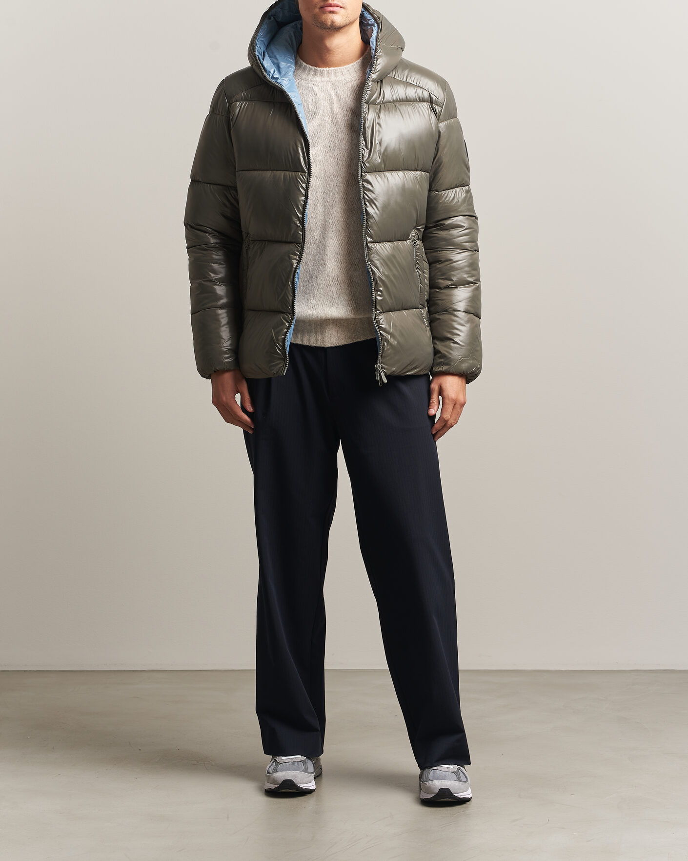Mies | Takit | Save The Duck | Edgard Padded Puffer Gunmetal Grey