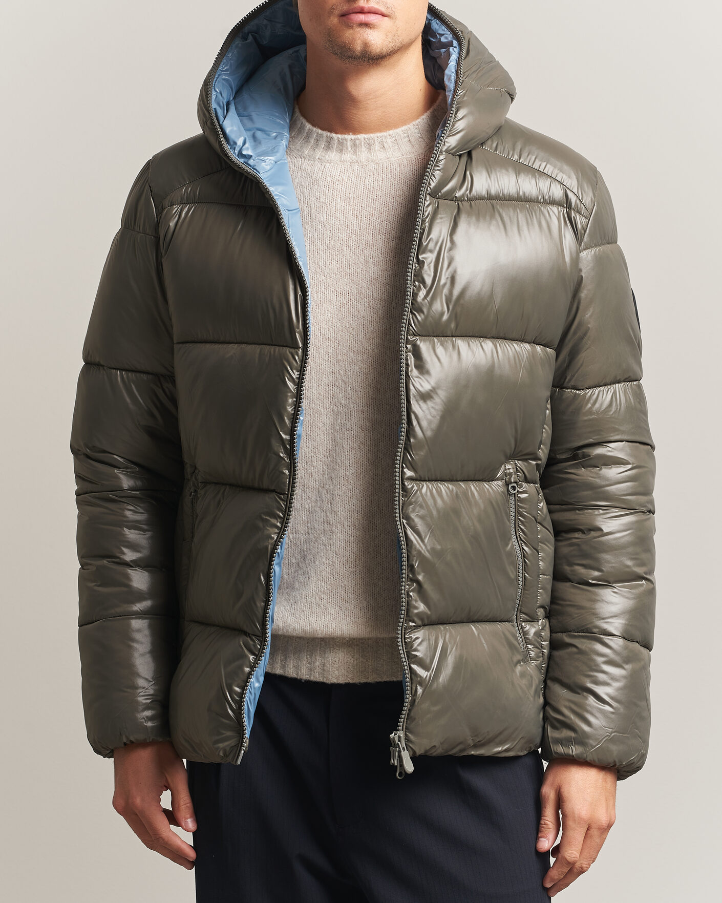 Mies | Takit | Save The Duck | Edgard Padded Puffer Gunmetal Grey