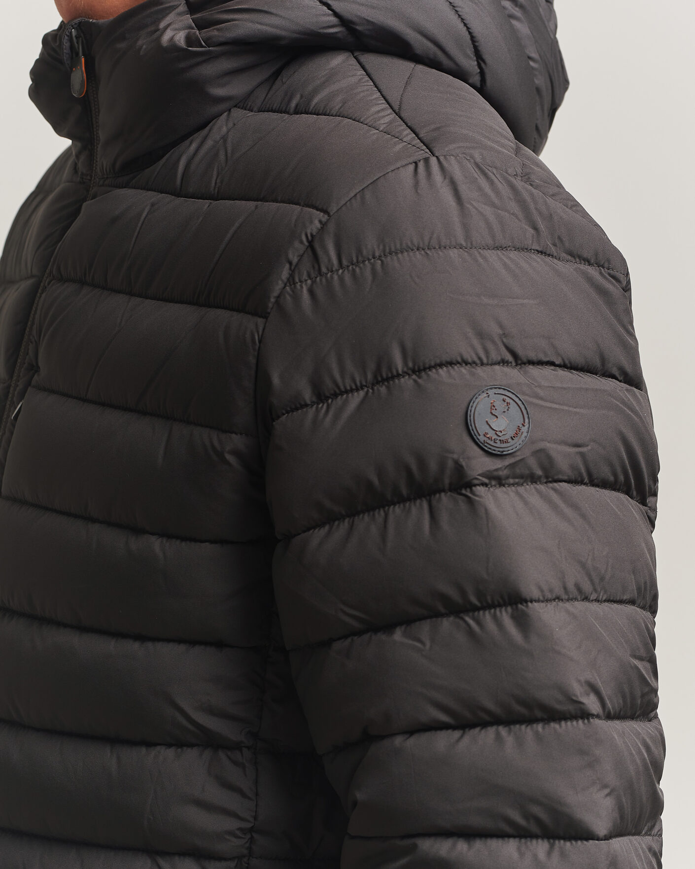 Mies | Takit | Save The Duck | Juncus Matt Lightweight Hood Jacket Brown Black