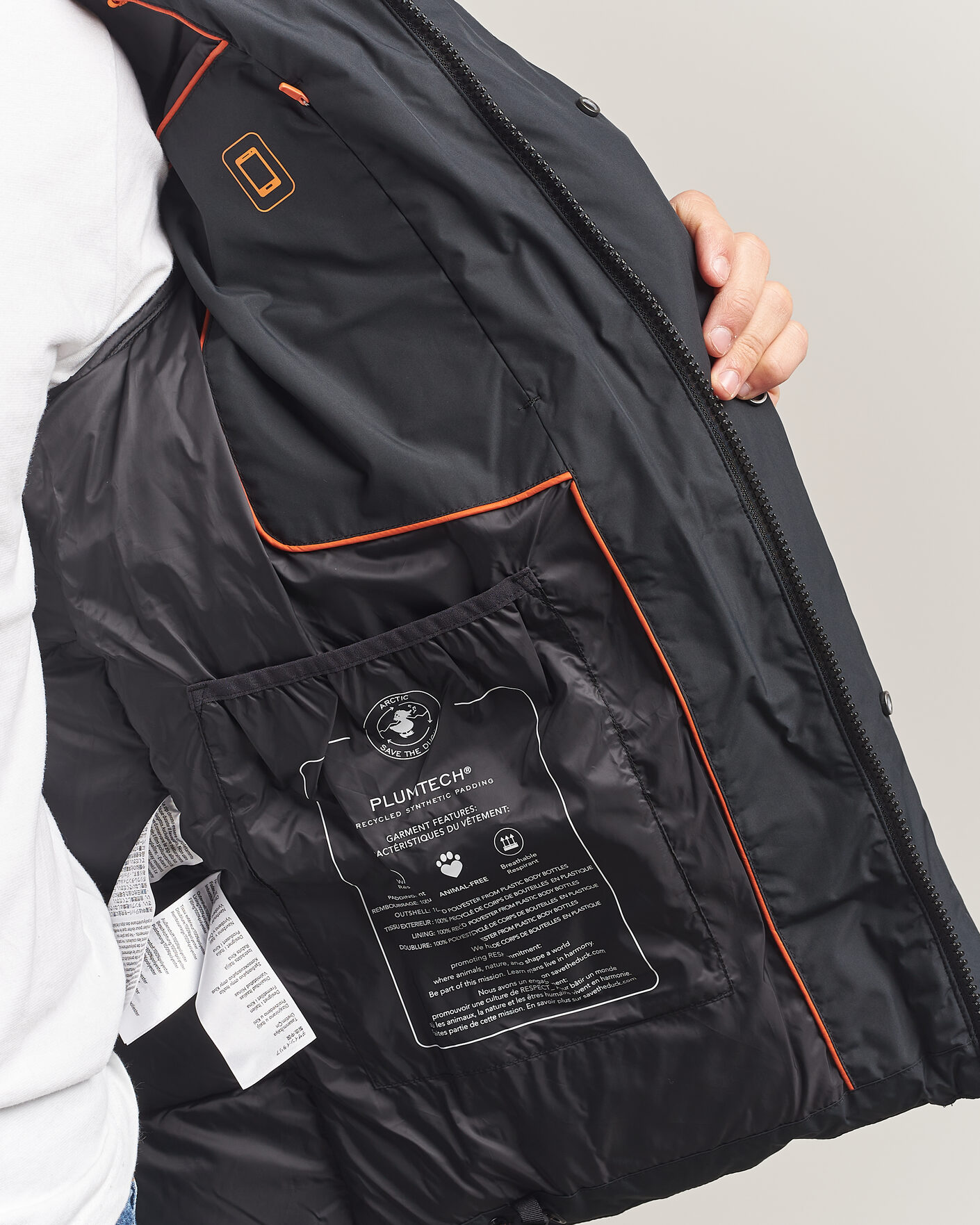 Mies | Takit | Save The Duck | Espel Short Arctic Parka Black