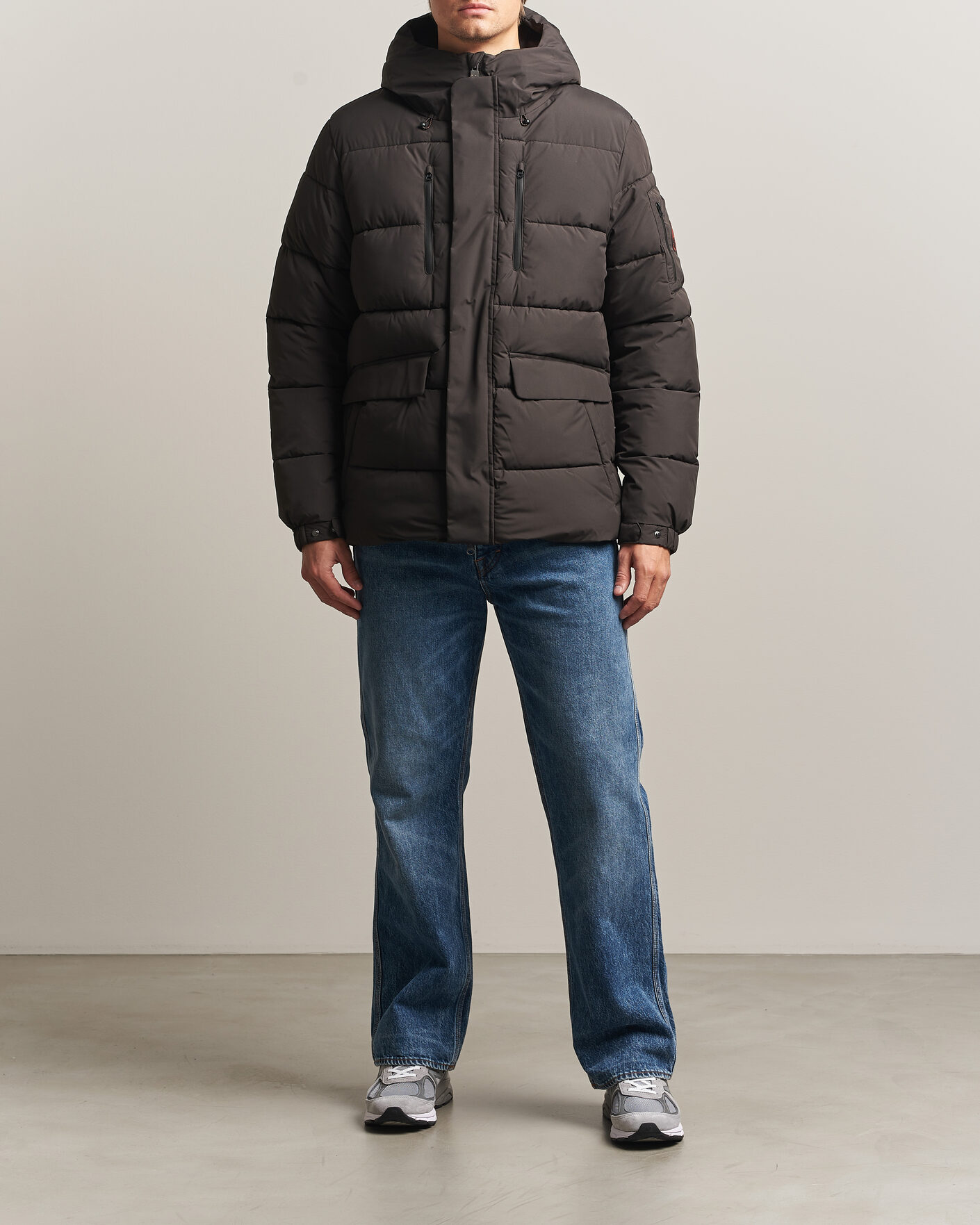 Mies | Takit | Save The Duck | Espel Short Arctic Parka Brown Black