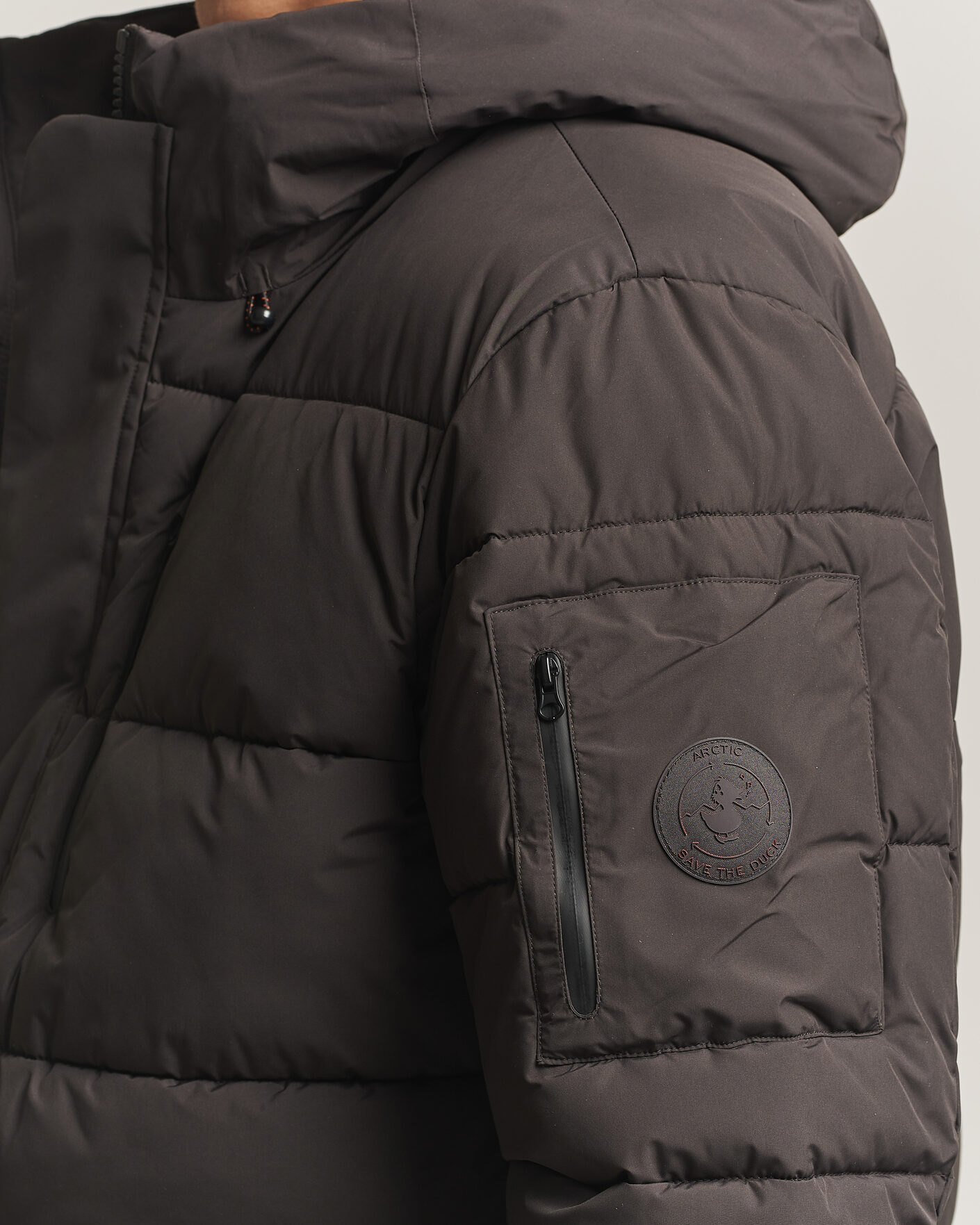 Mies | Takit | Save The Duck | Espel Short Arctic Parka Brown Black