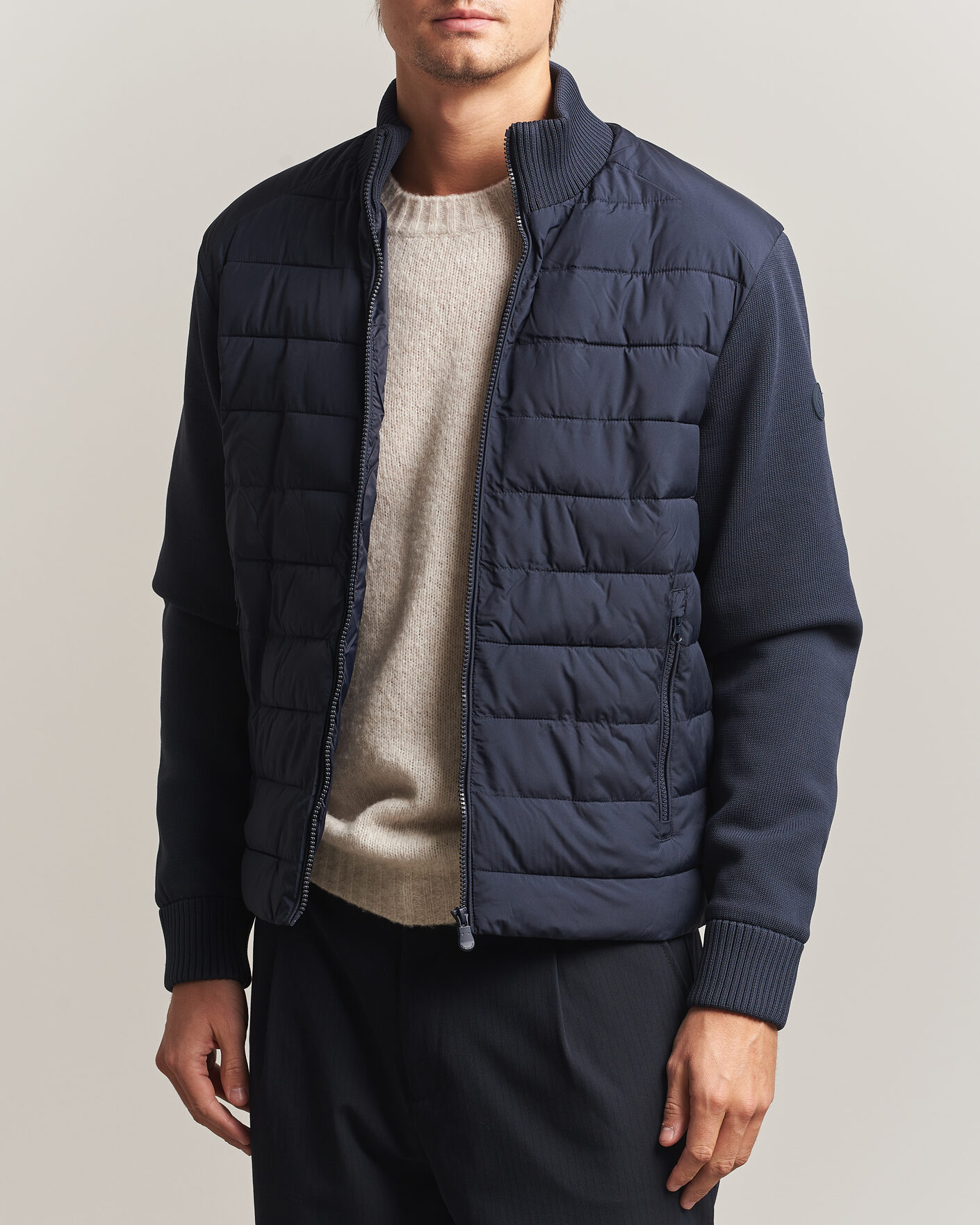 Mies | Takit | Save The Duck | Sedum Hybrid Jacket Blue Black