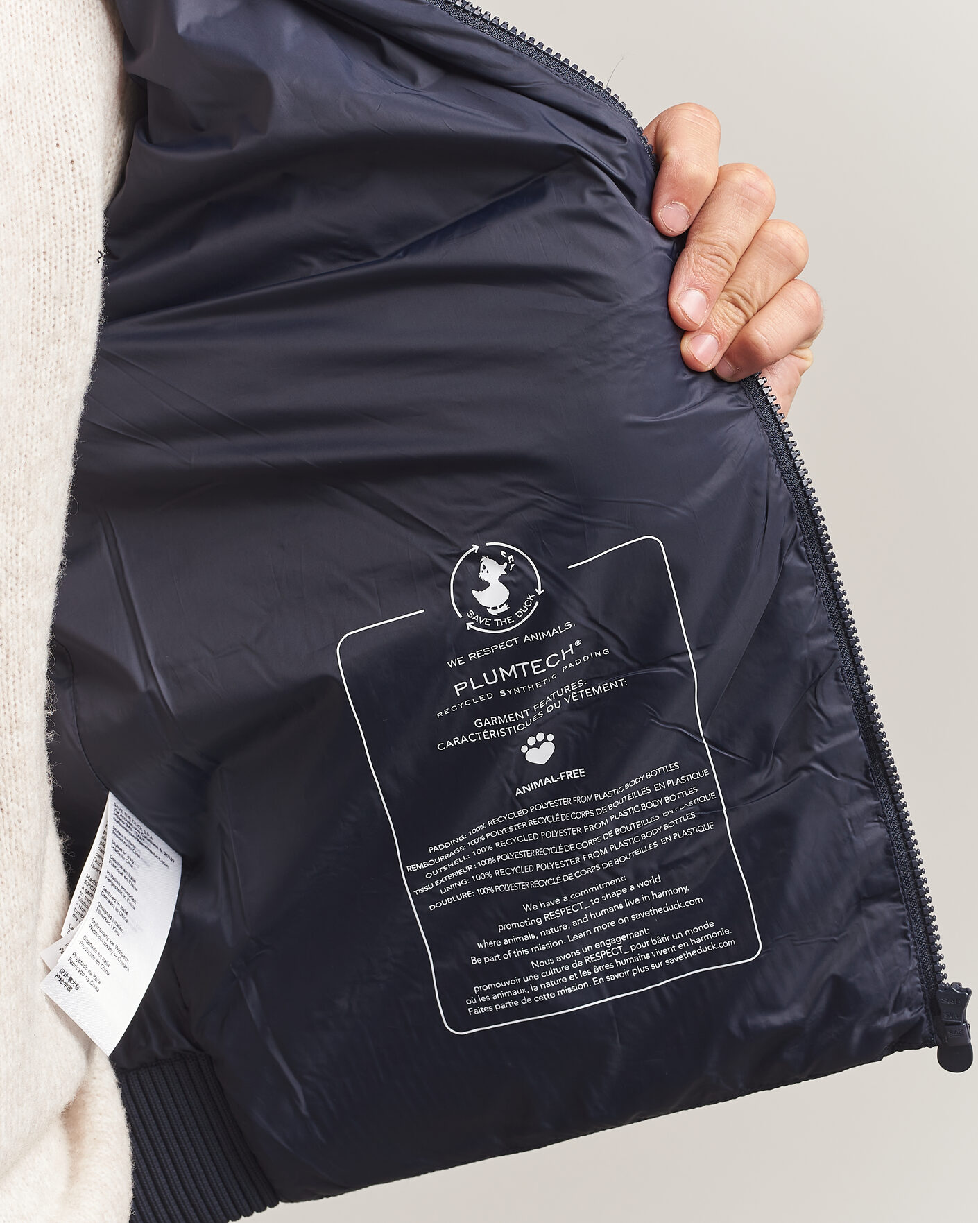 Mies | Takit | Save The Duck | Sedum Hybrid Jacket Blue Black