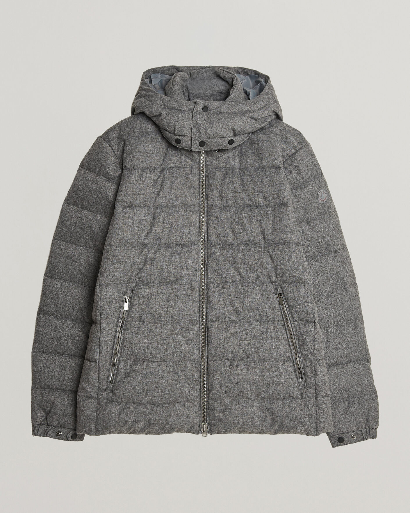 Mies | Takit | Save The Duck | Constantin Padded Flannel Jacket Mid Grey Melange