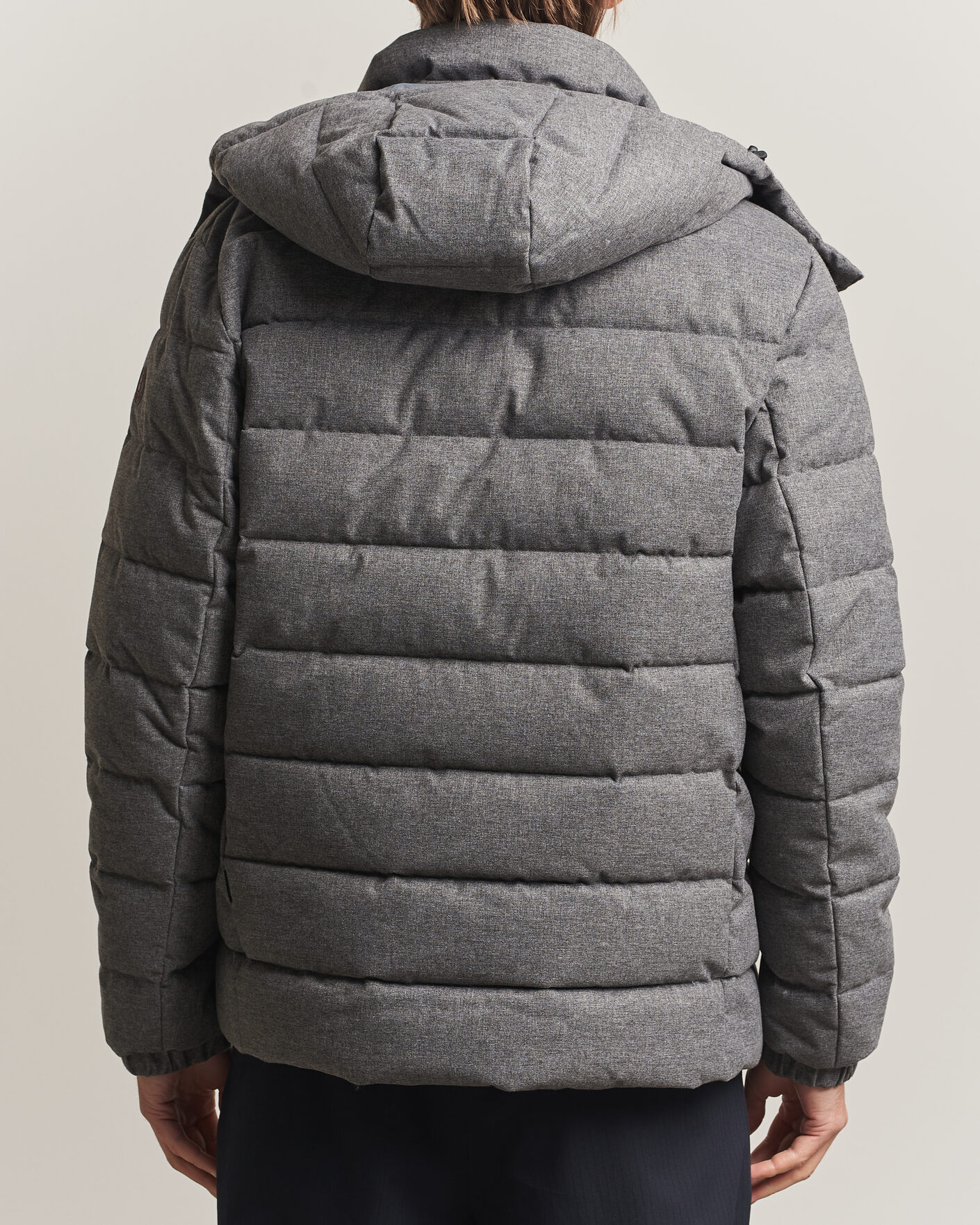 Mies | Takit | Save The Duck | Constantin Padded Flannel Jacket Mid Grey Melange