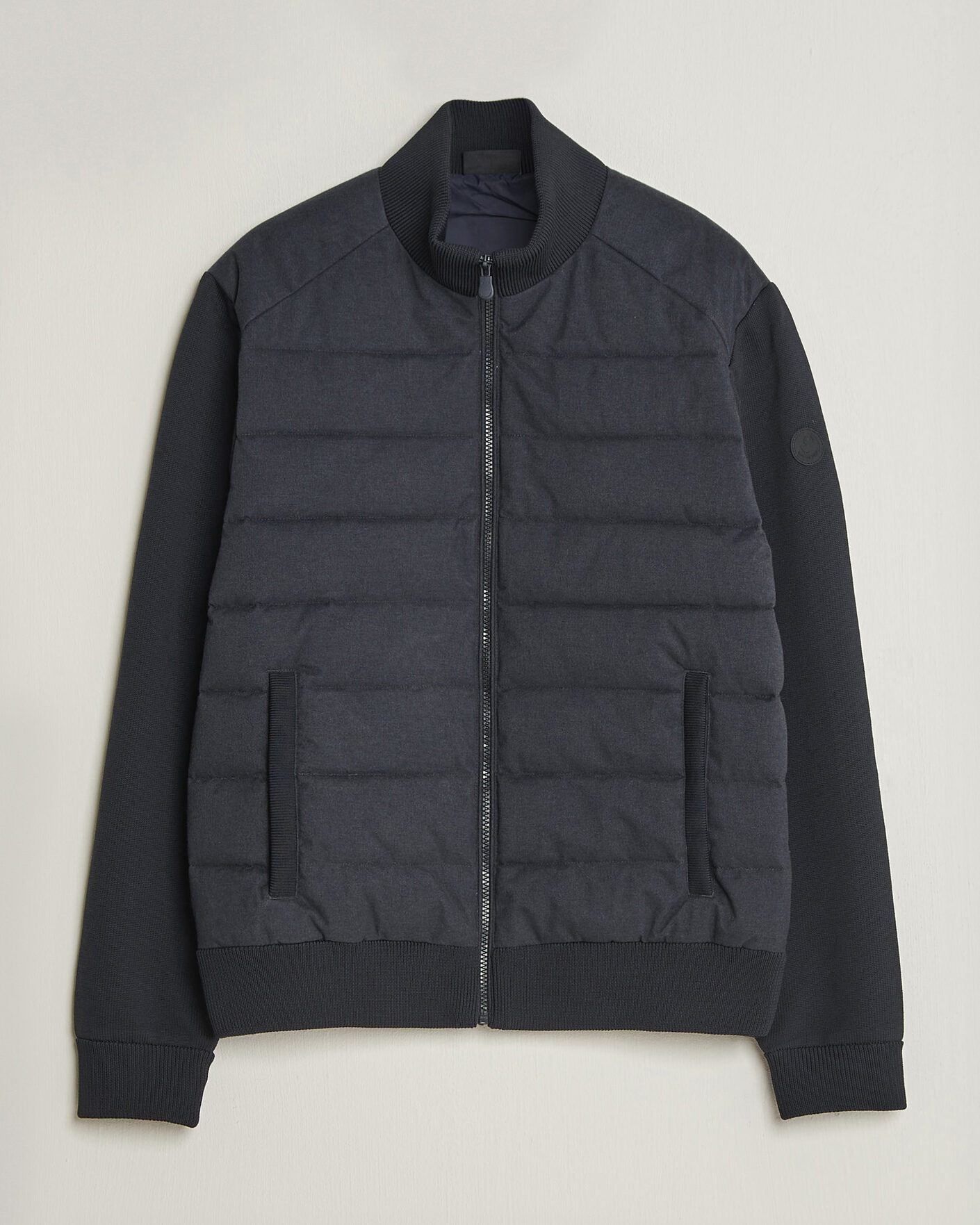 Mies | Takit | Save The Duck | Lasse Padded Hybrid Jacket Navy Blue Melange