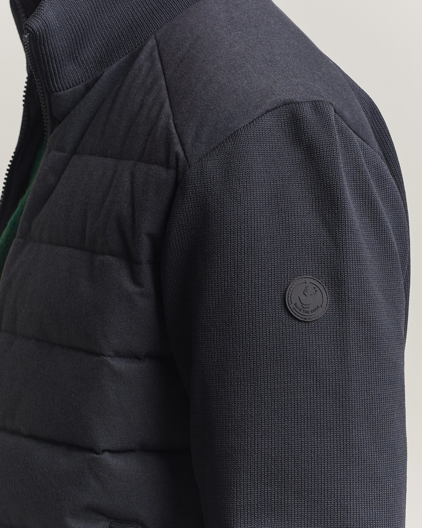 Mies | Takit | Save The Duck | Lasse Padded Hybrid Jacket Navy Blue Melange