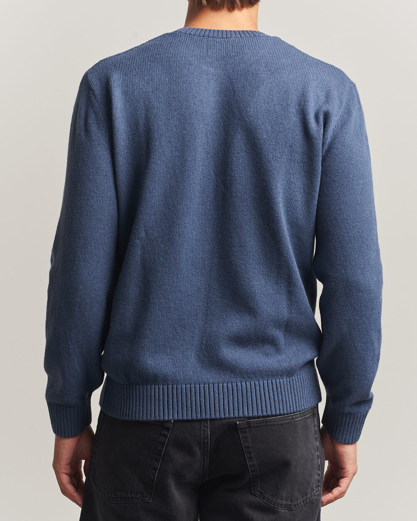 Mies | Puserot | Colorful Standard | Classic Merino Wool Crew Neck Petrol Blue