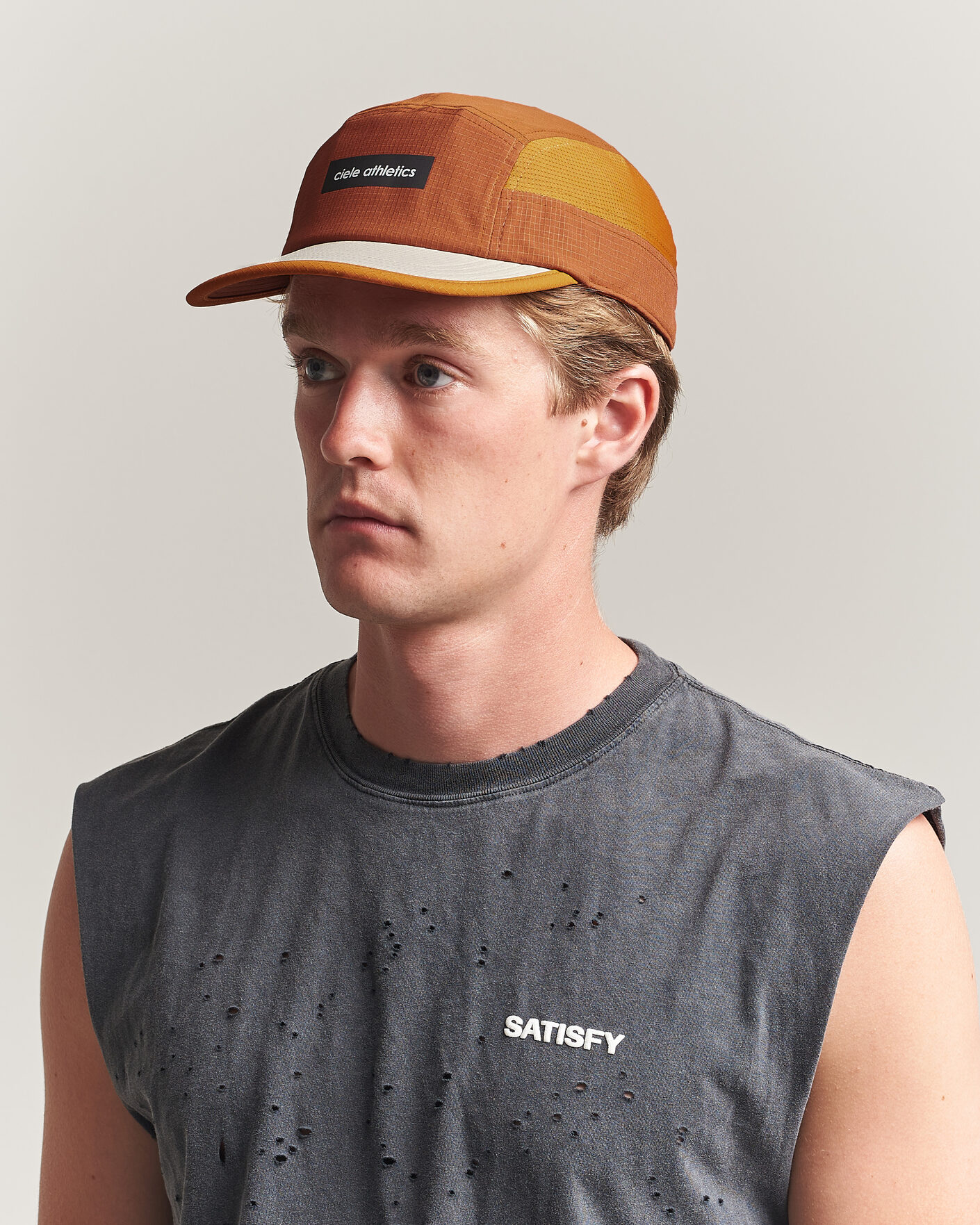 Mies | Päähineet | Ciele | GOCap Field Running Cap Gingerbread Sunset