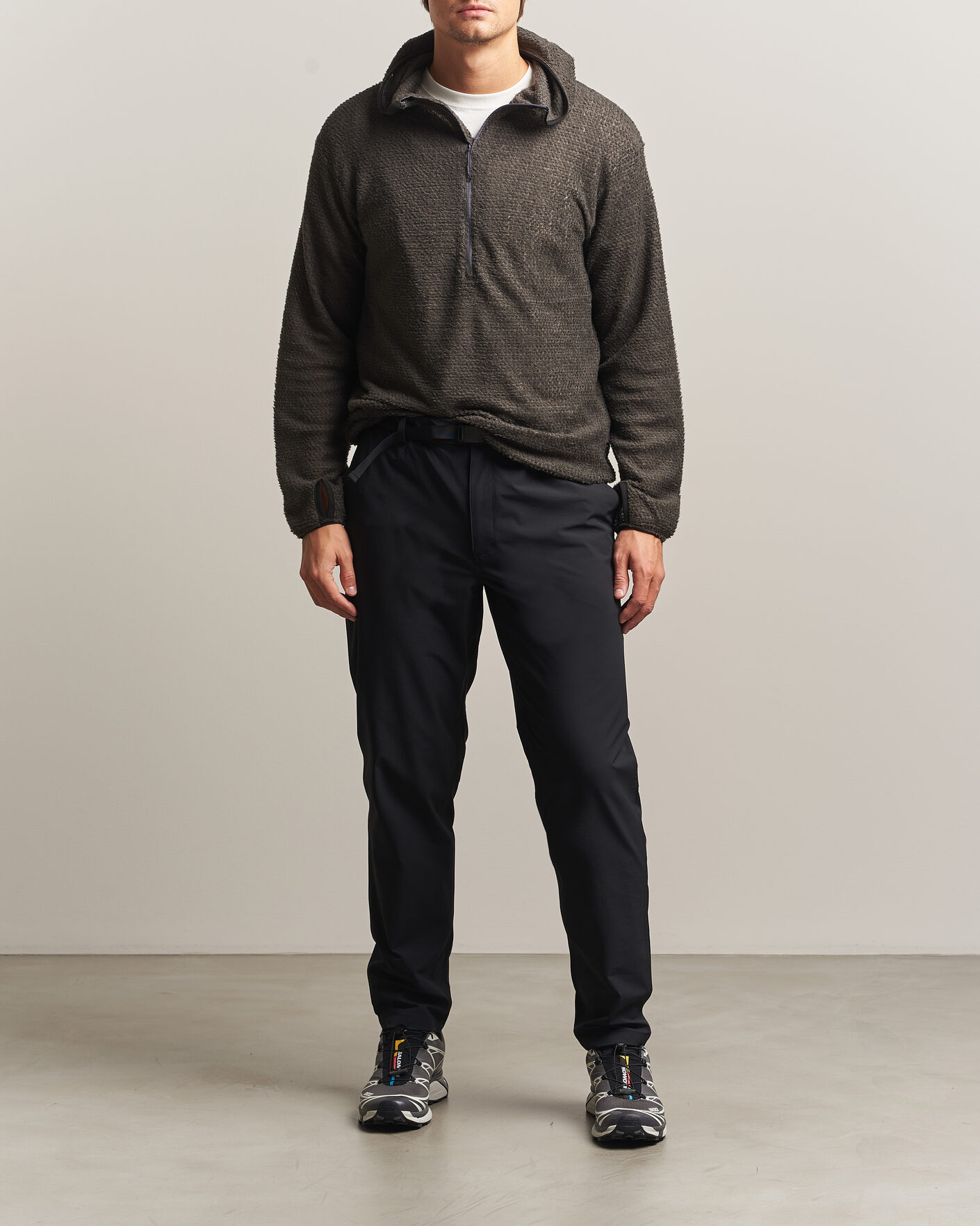 Mies | Housut | Snow Peak | Water-Repellent Stretch Tapered Pants Black