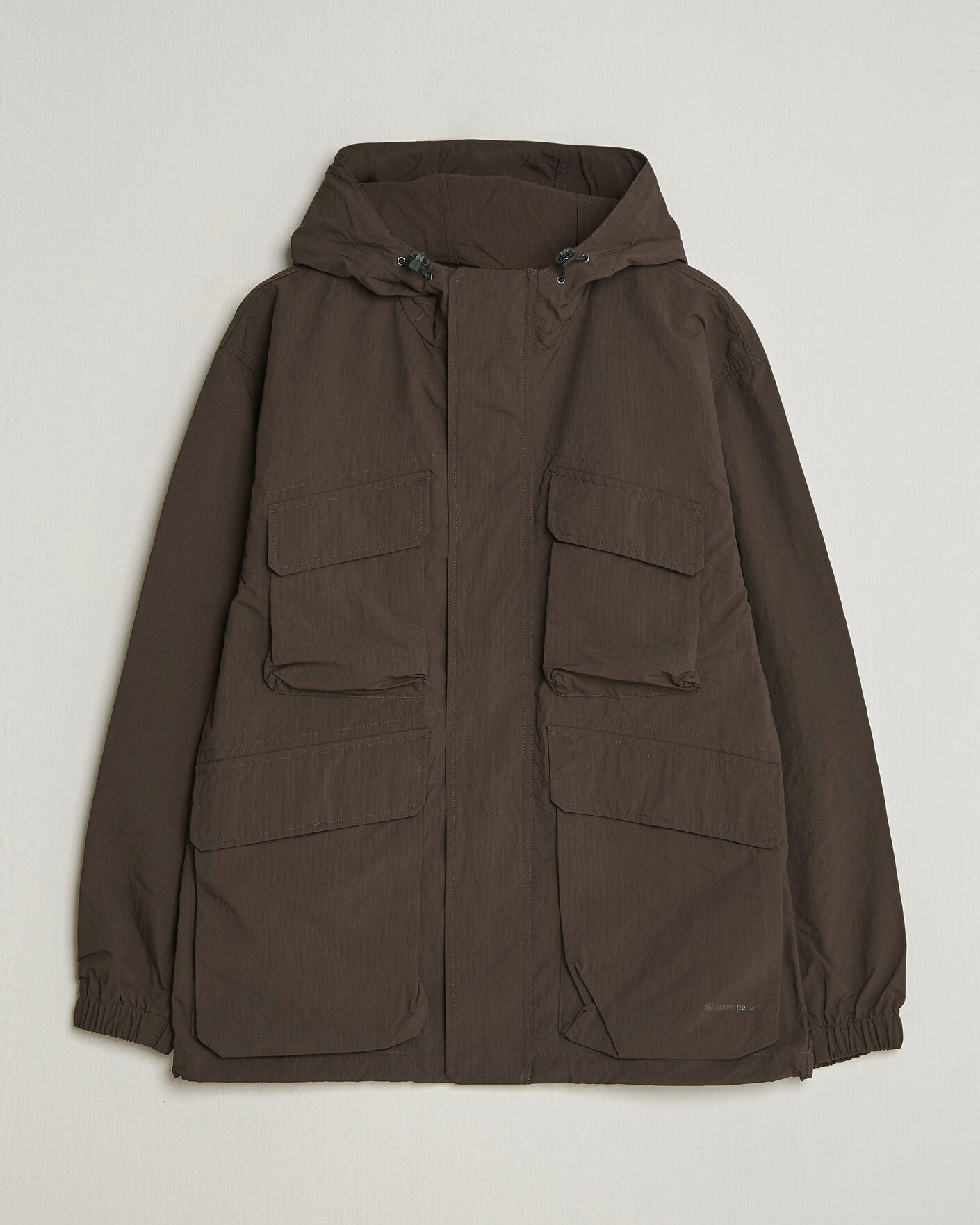 Mies | Takit | Snow Peak | Nylon Double Rip Jacket Dark Brown