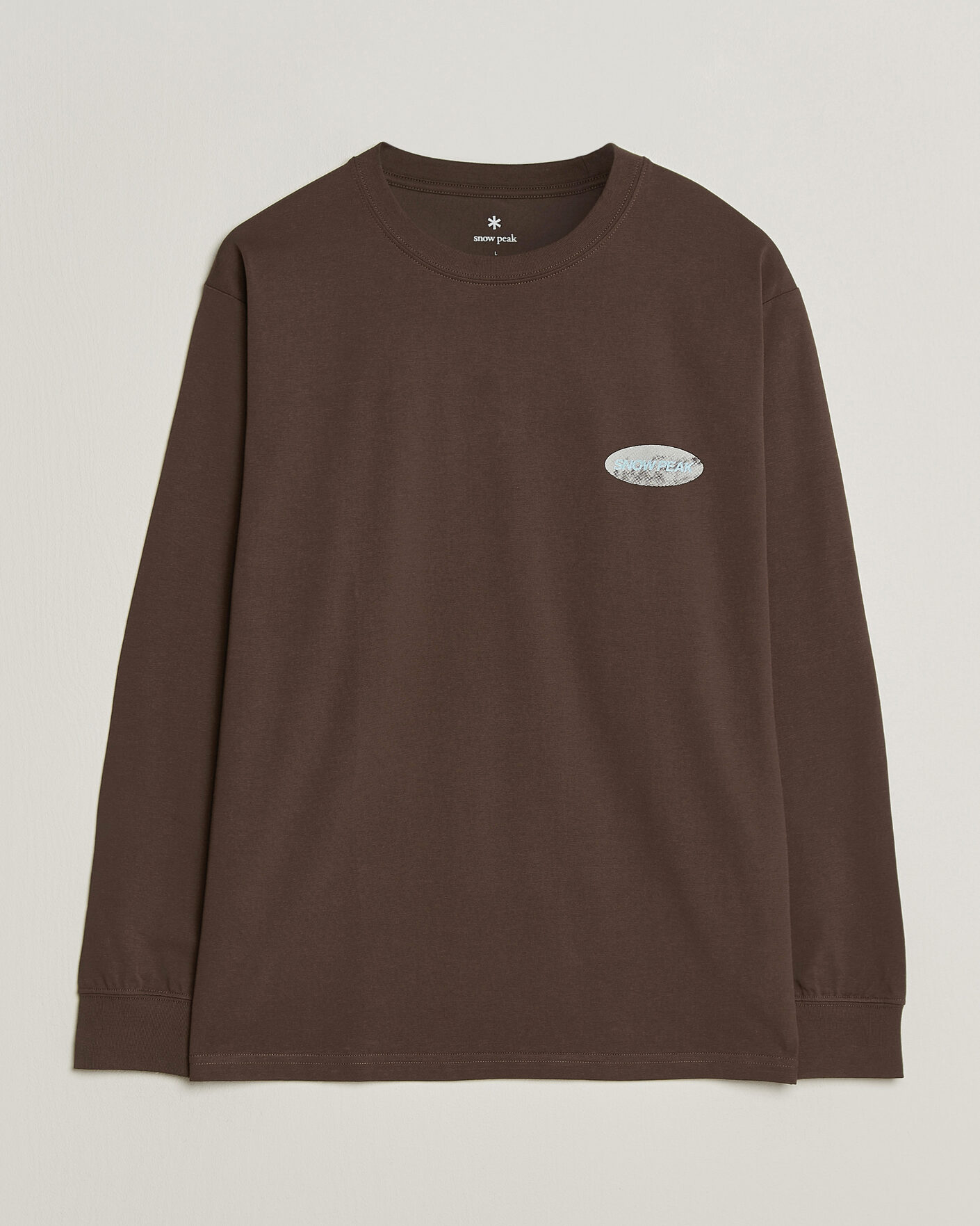 Mies | T-paidat | Snow Peak | Campscape L/S T-Shirt Brown