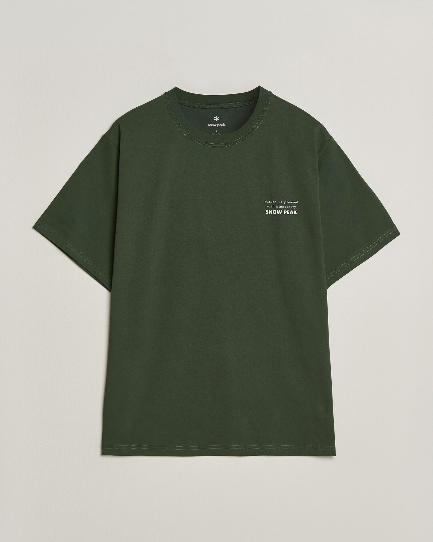 Mies | T-paidat | Snow Peak | Elemental Balance T-Shirt Dark Green
