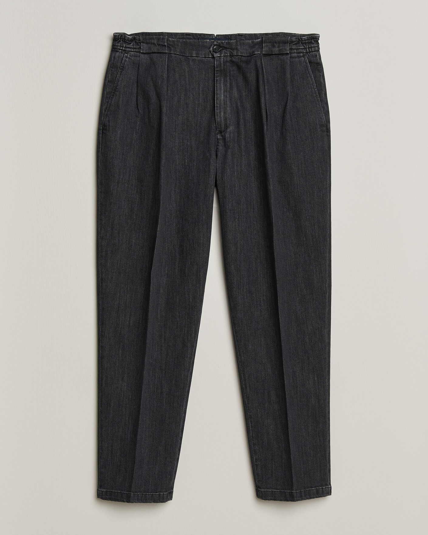 Mies | Housut | Briglia 1949 | Portobello Loose Fit Denim Trousers Grey