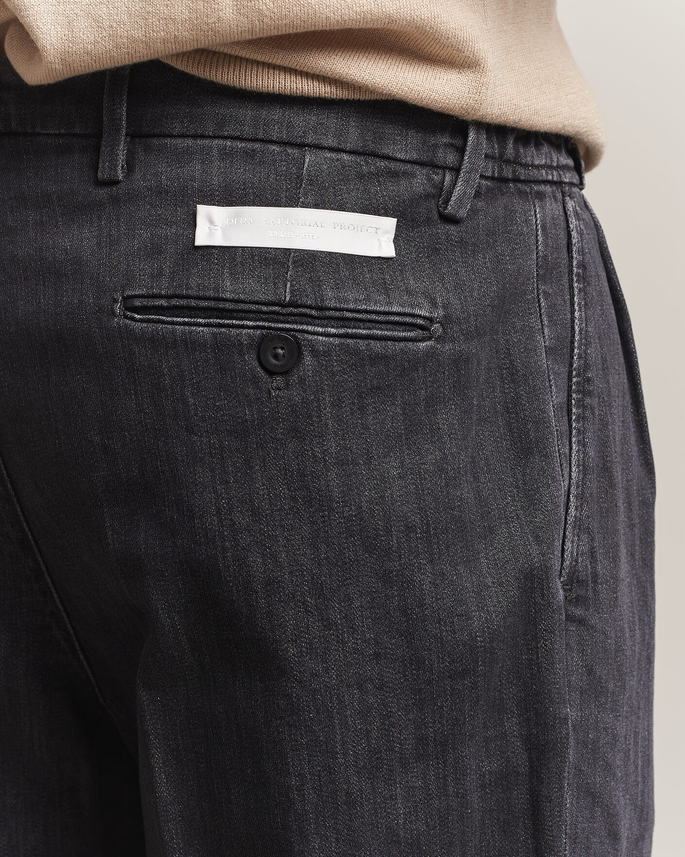 Mies | Housut | Briglia 1949 | Portobello Loose Fit Denim Trousers Grey