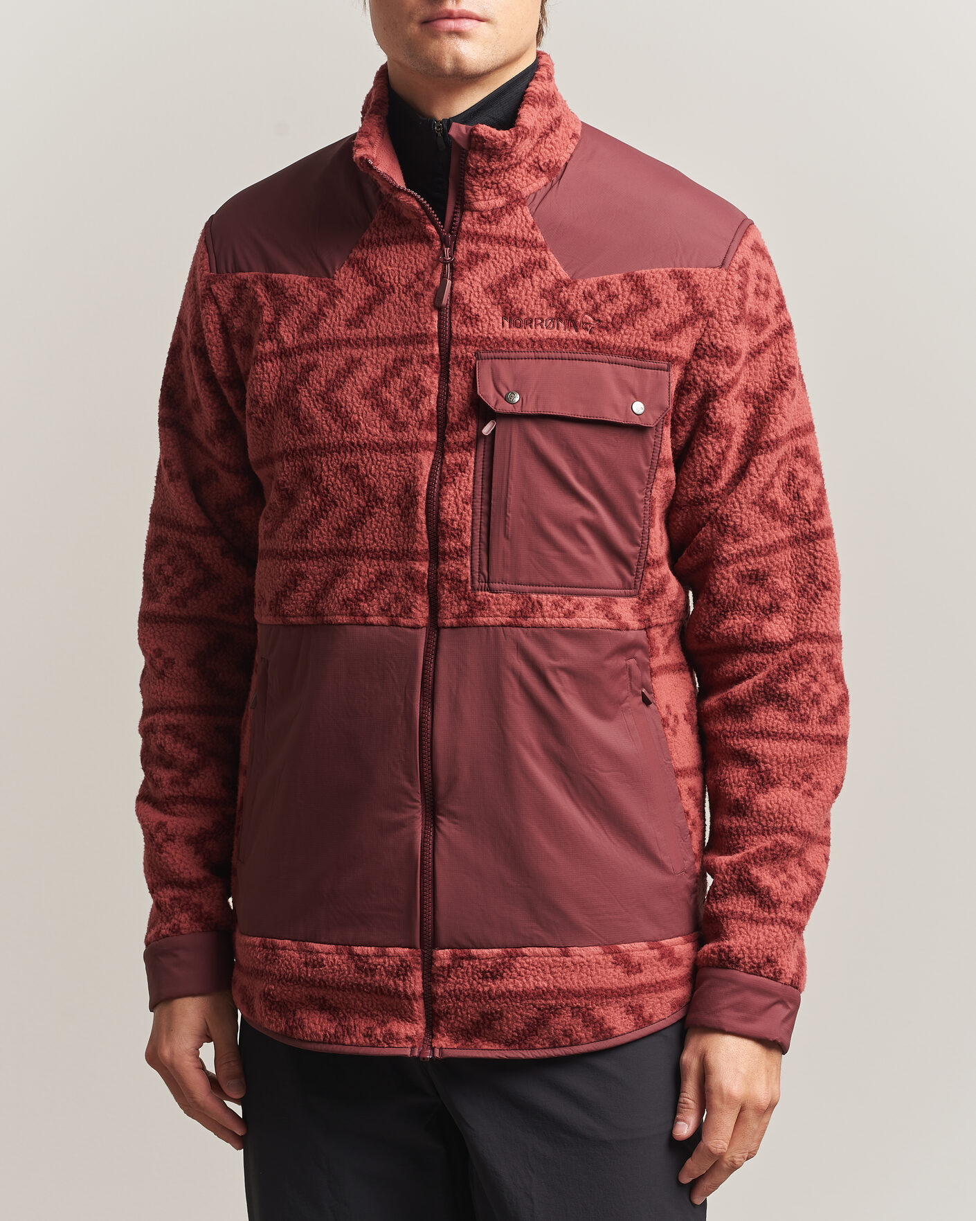 Mies | Takit | Norrøna | Tamok Warm3 Fleece Jacket Cowhide