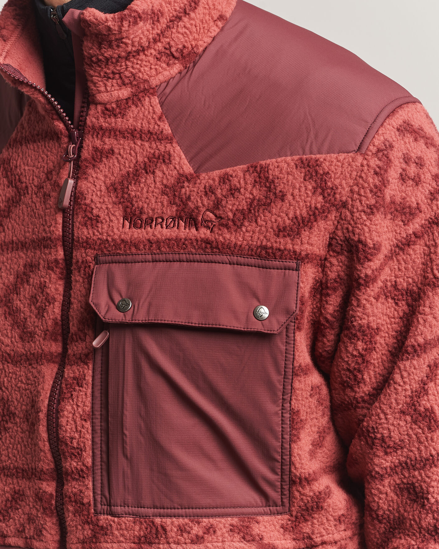 Mies | Takit | Norrøna | Tamok Warm3 Fleece Jacket Cowhide