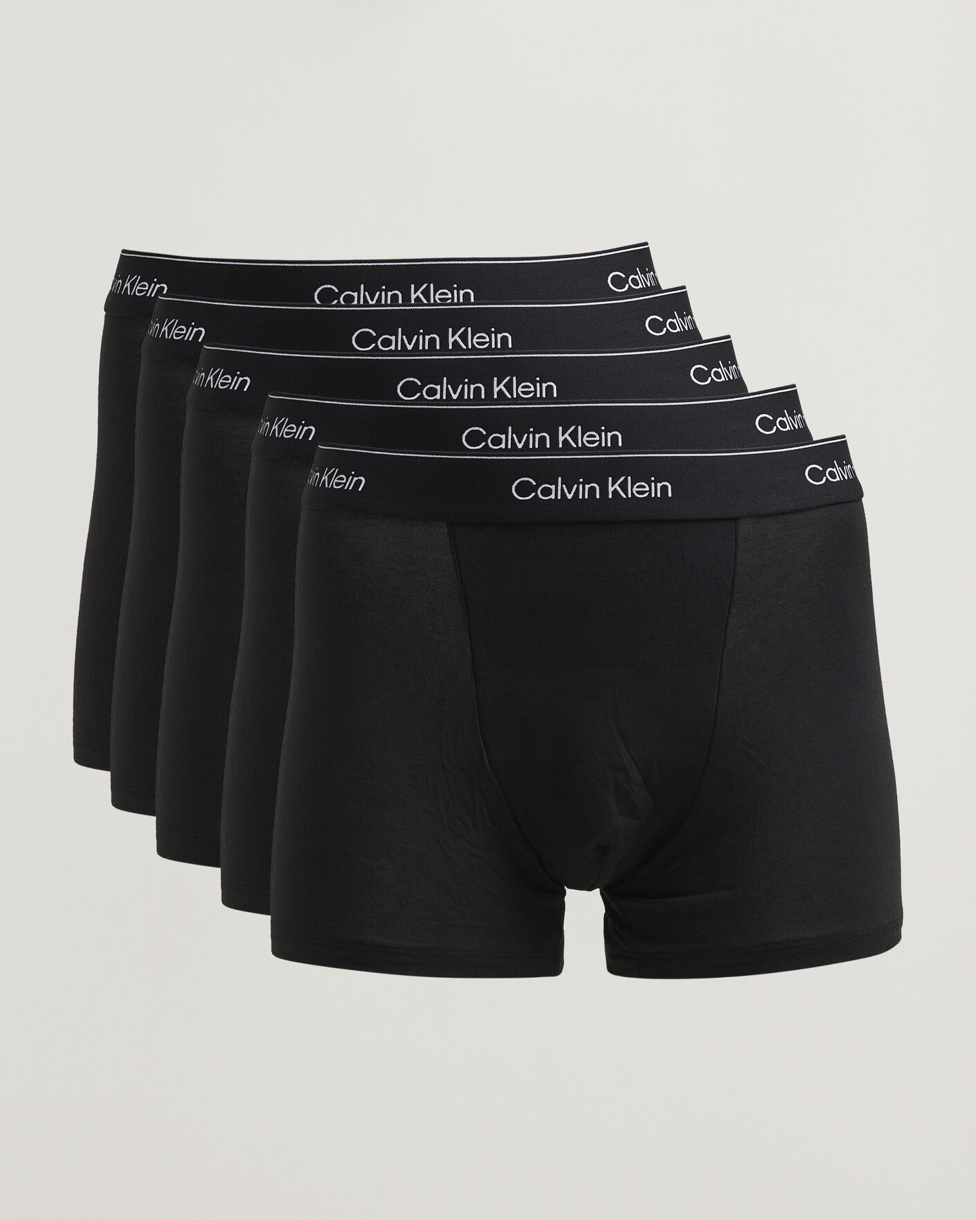 Mies | Alusvaatteet | Calvin Klein | 5-Pack Icon Cotton Stretch Relaxed Trunk Black