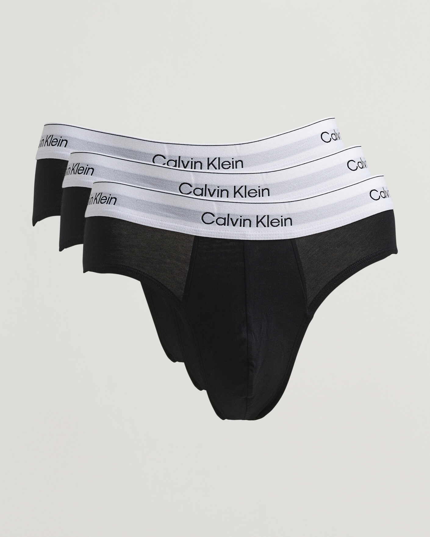 Mies | Alusvaatteet | Calvin Klein | 3-Pack Icon Cotton Stretch Hip Brief Black