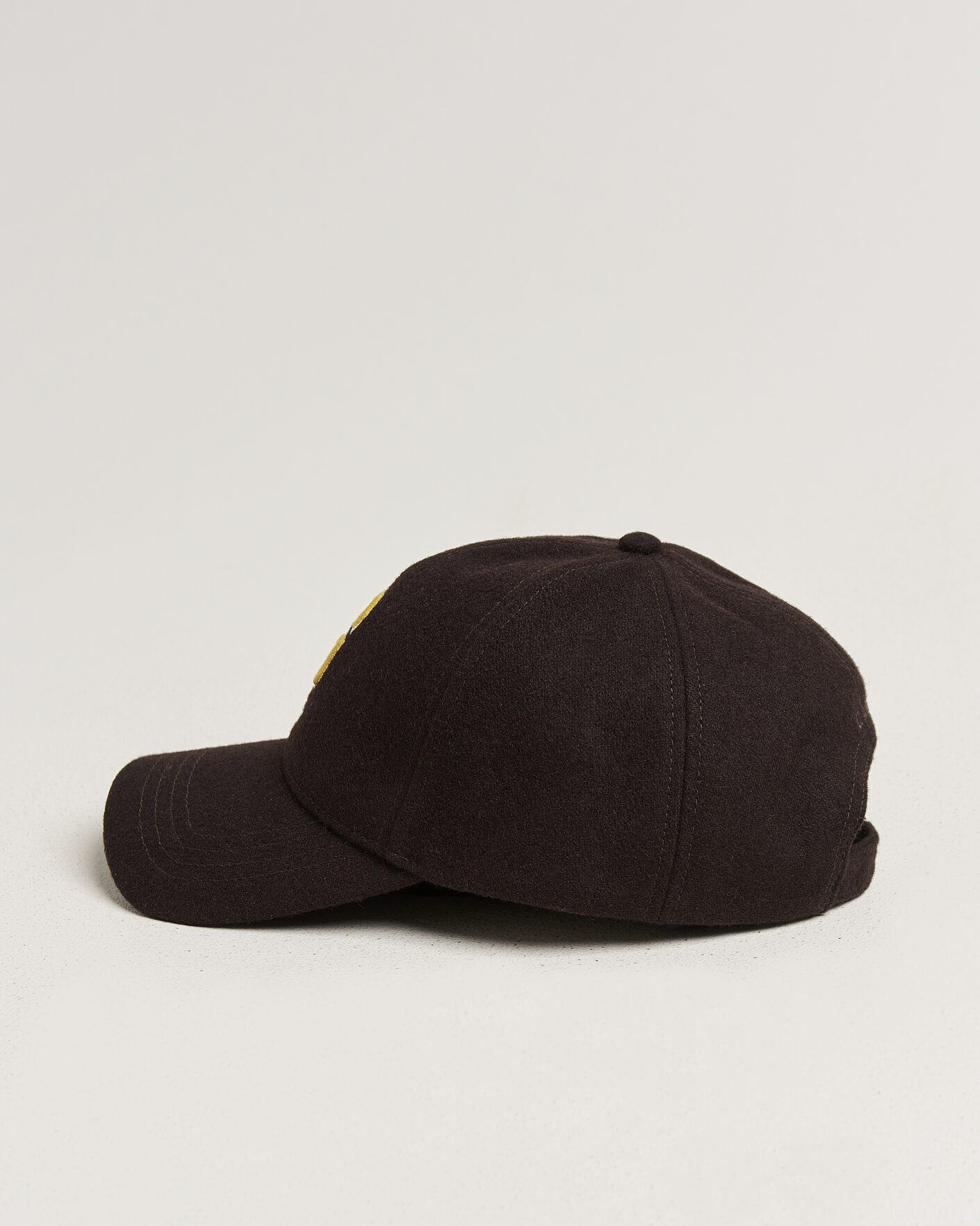 Mies | Päähineet | Gant | G Badge Wool Melton Cap Charred Wood Brown