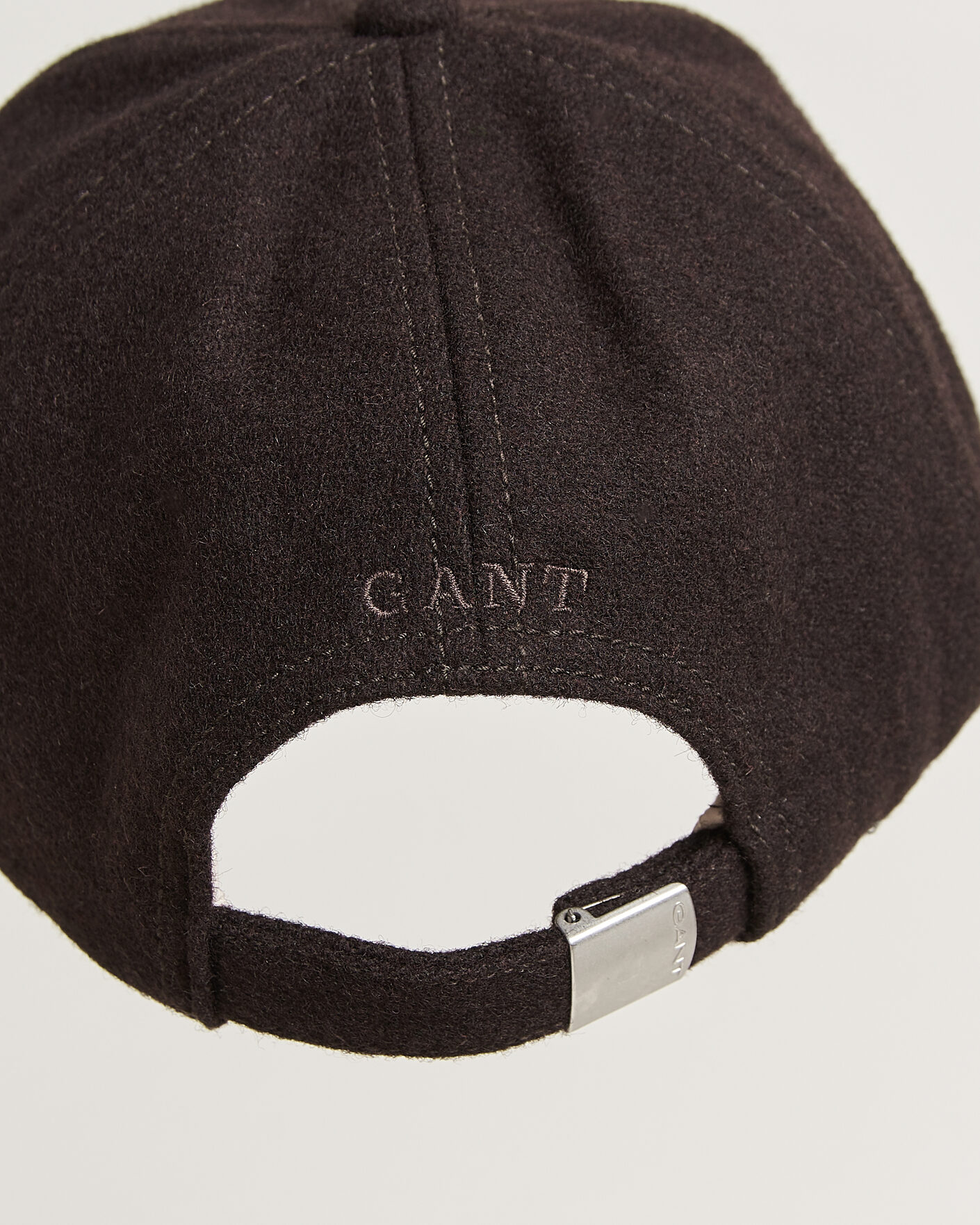 Mies | Päähineet | Gant | G Badge Wool Melton Cap Charred Wood Brown