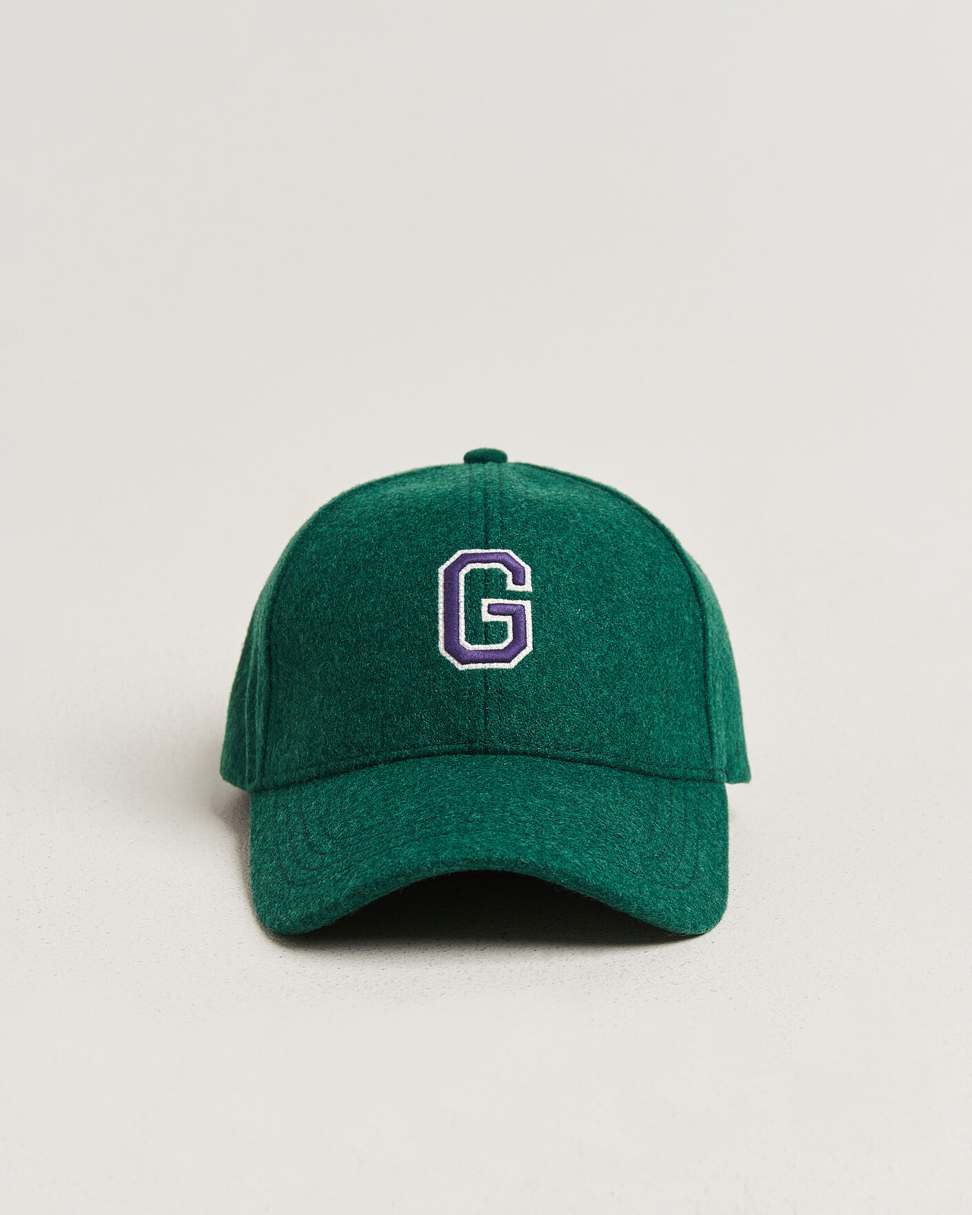 Mies | Päähineet | Gant | G Badge Wool Melton Cap Dark Emerald