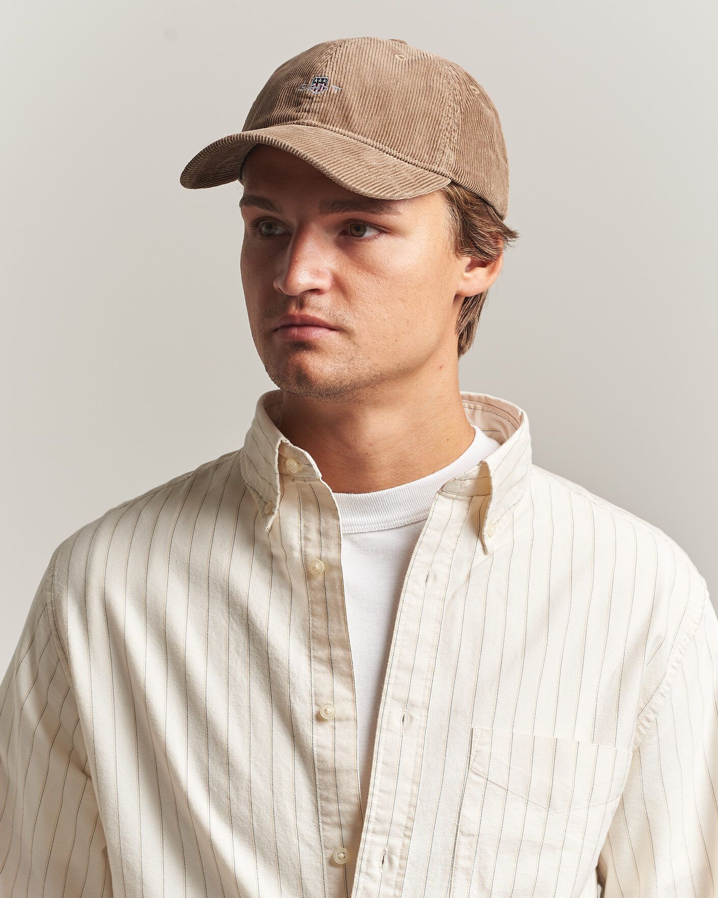 Mies | Päähineet | Gant | Corduroy Cap Warm Khaki