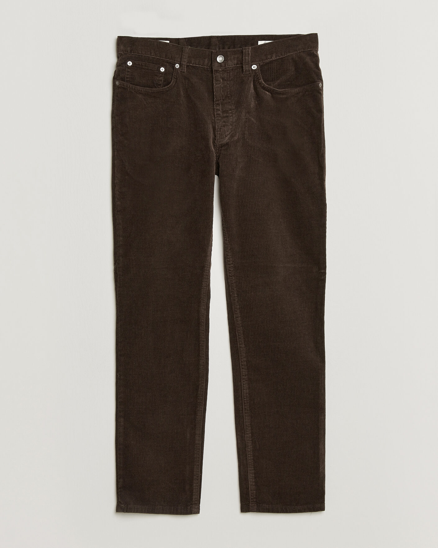 Mies | Housut | Gant | Regular Fit Corduroy 5-Pocket Pants Black Brown