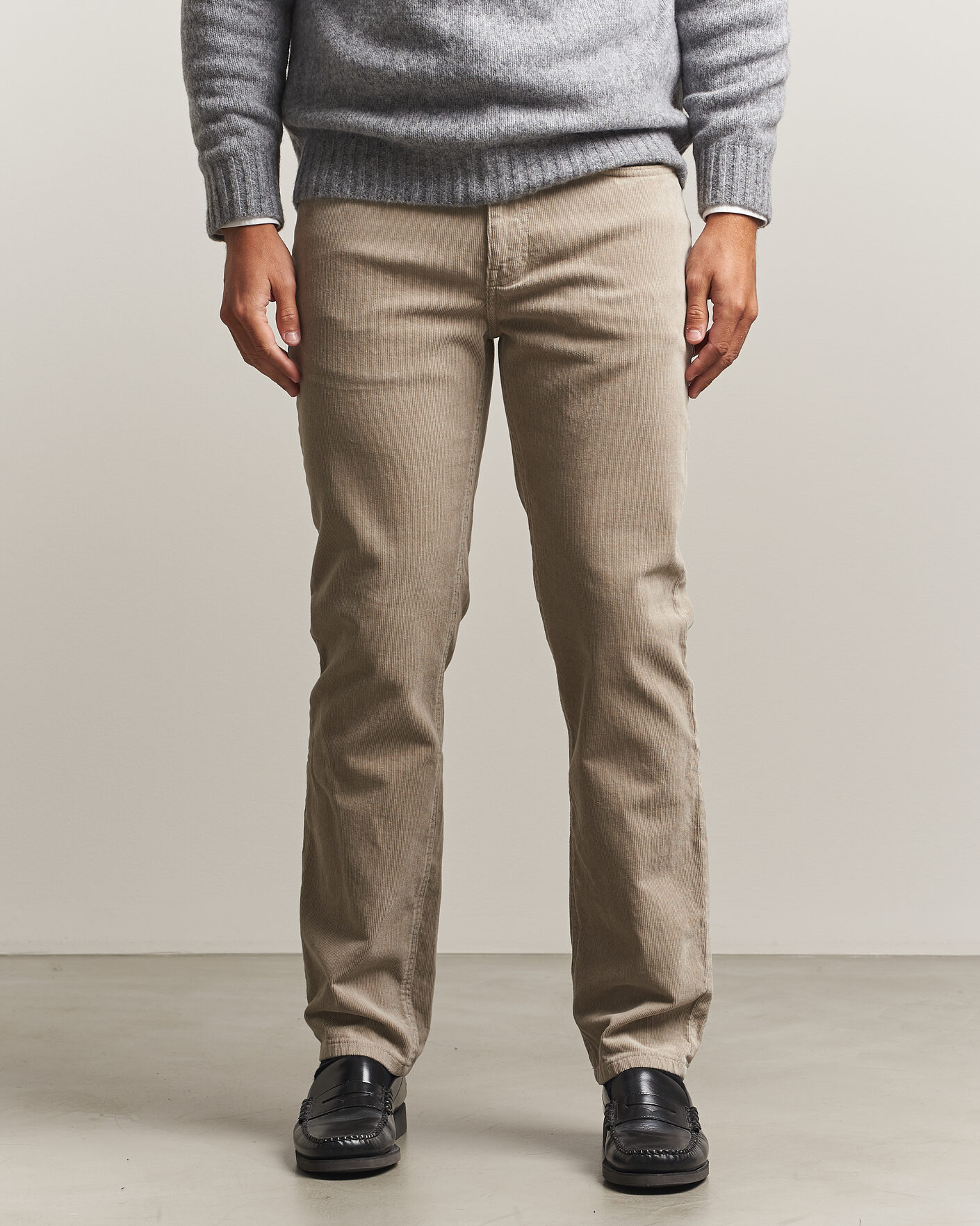 Mies | Housut | Gant | Regular Fit Corduroy 5-Pocket Pants Mist Taupe