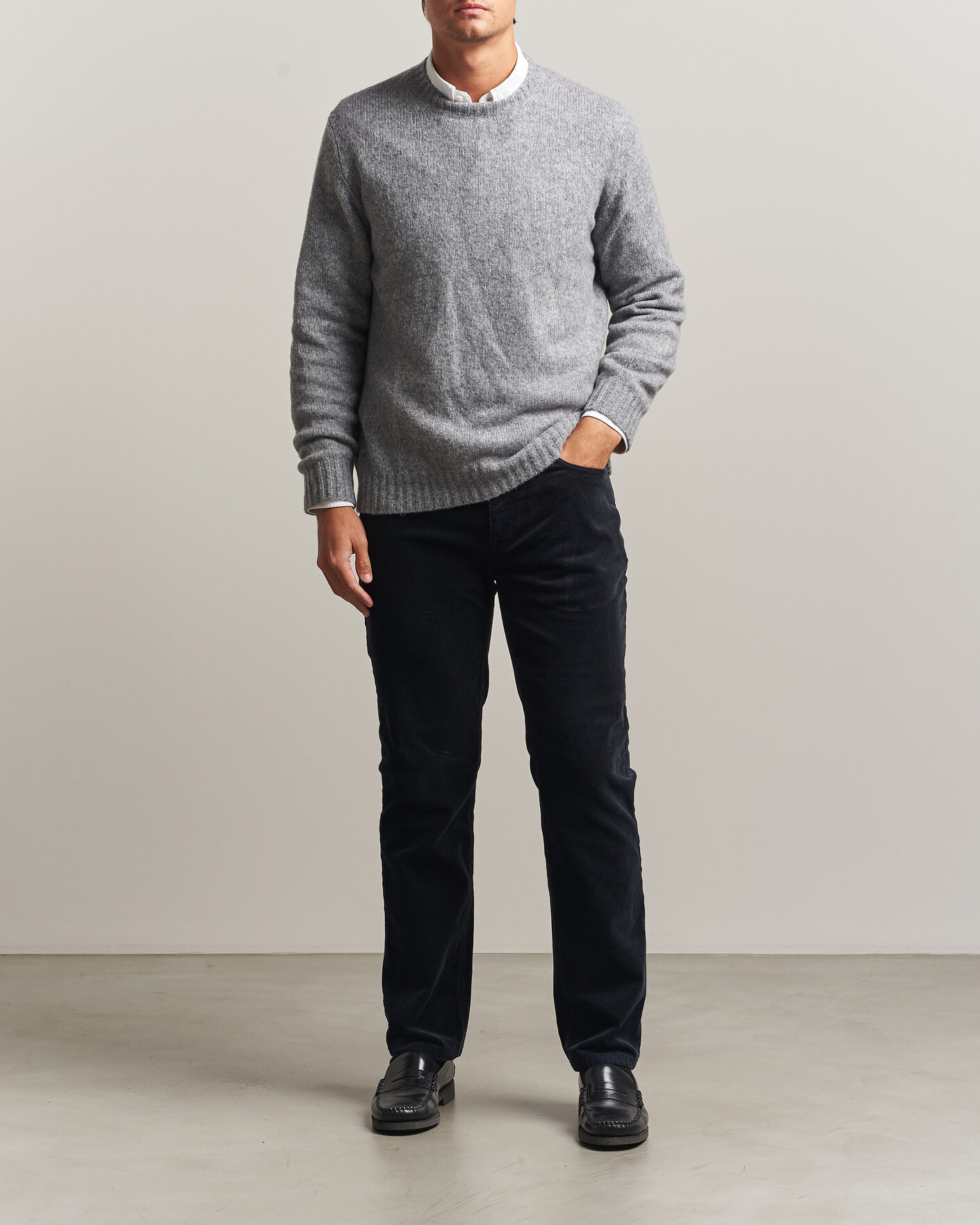 Mies | Housut | Gant | Regular Fit Corduroy 5-Pocket Pants Black