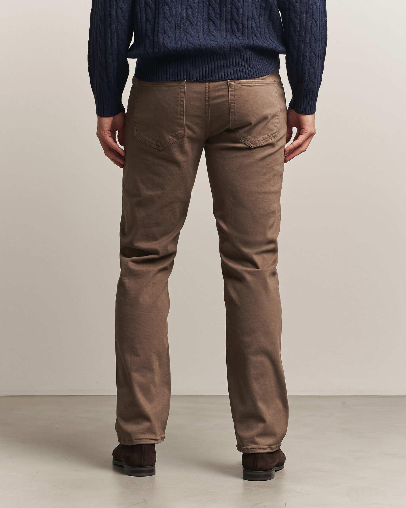 Mies | Housut | Gant | Regular Fit Moleskin 5-Pocket Pants Faded Taupe