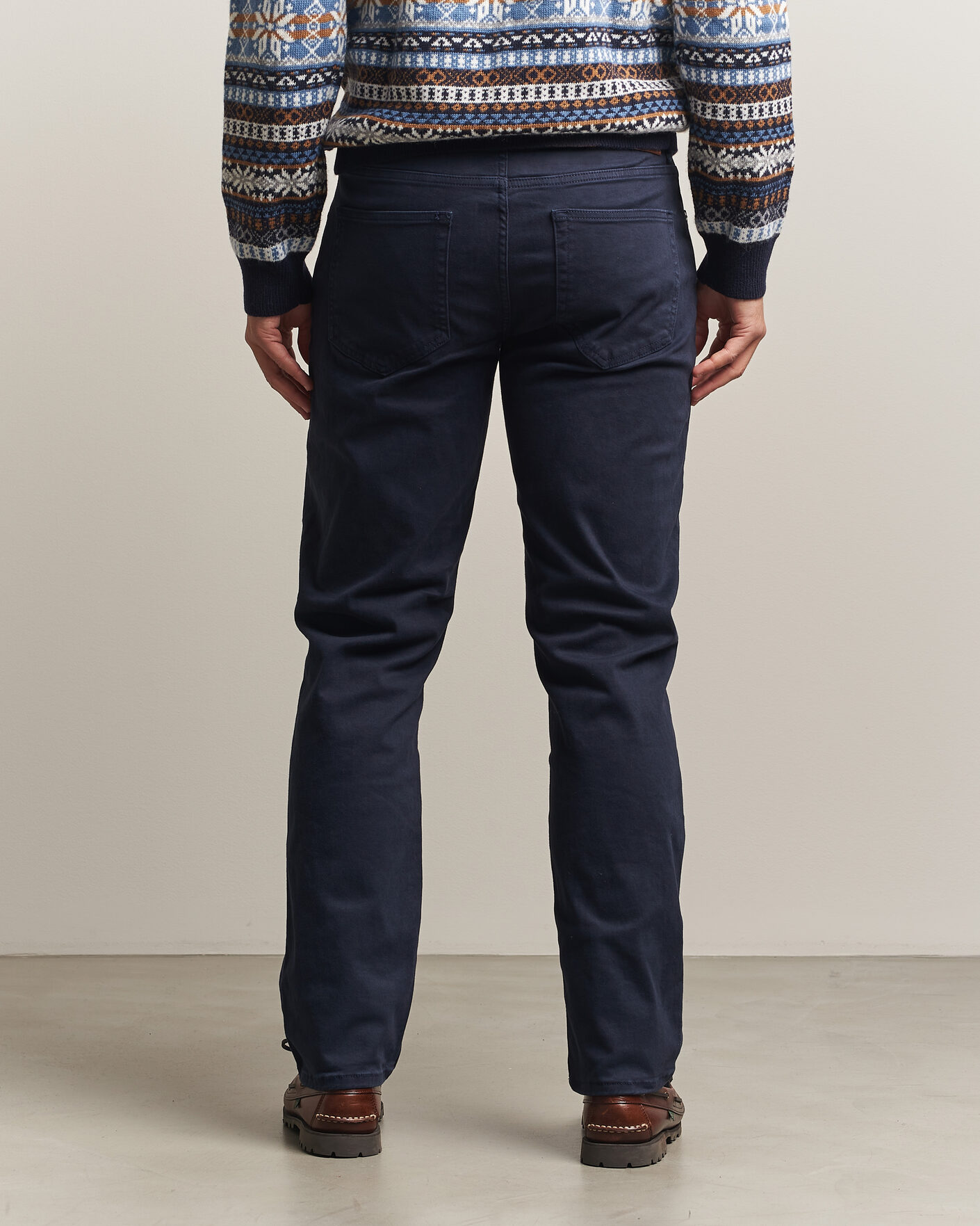Mies | Housut | Gant | Regular Fit Moleskin 5-Pocket Pants Evening Blue