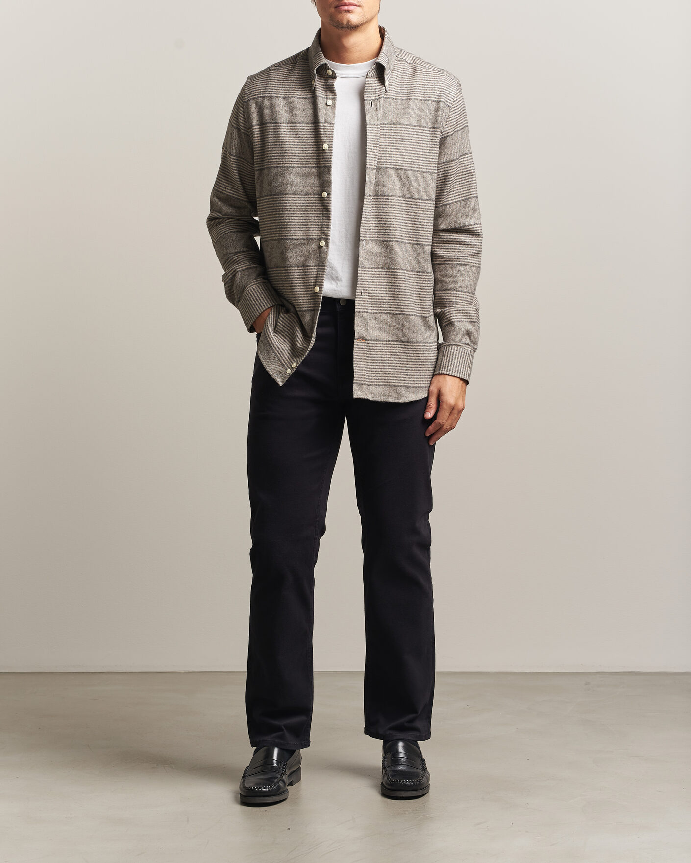 Mies | Housut | Gant | Regular Fit Moleskin 5-Pocket Pants Black