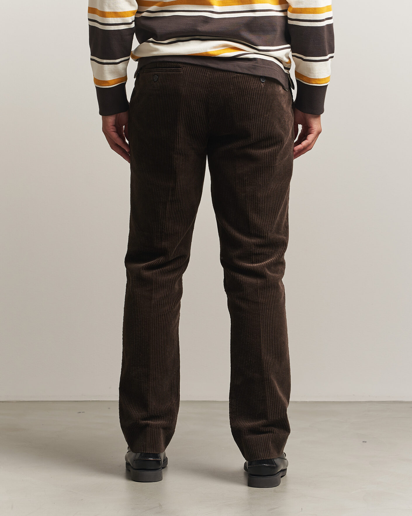 Mies | Housut | Gant | Corduroy Trousers Black Brown