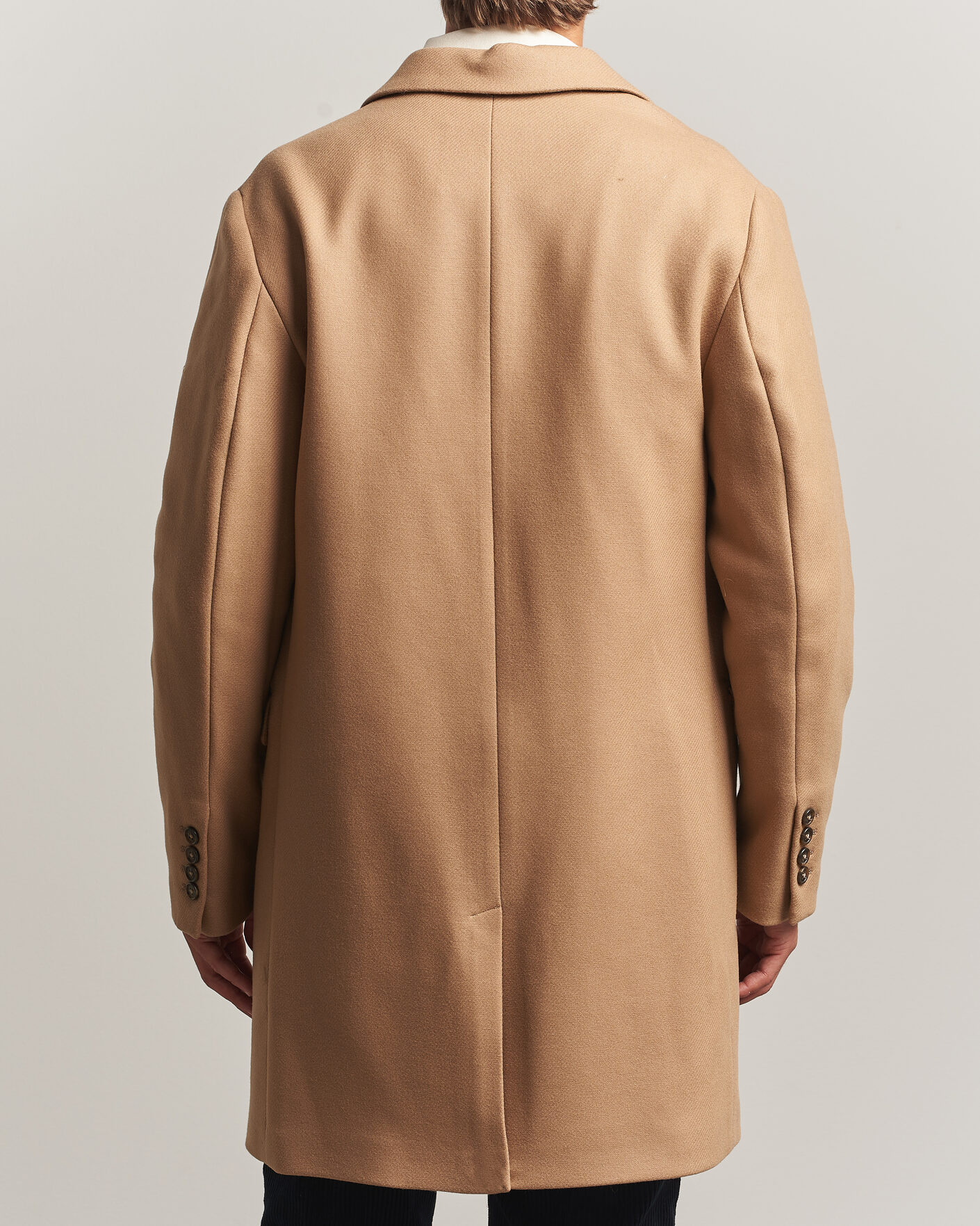 Mies | Takit | Gant | Classic Wool/Cashmere Coat Light Taupe