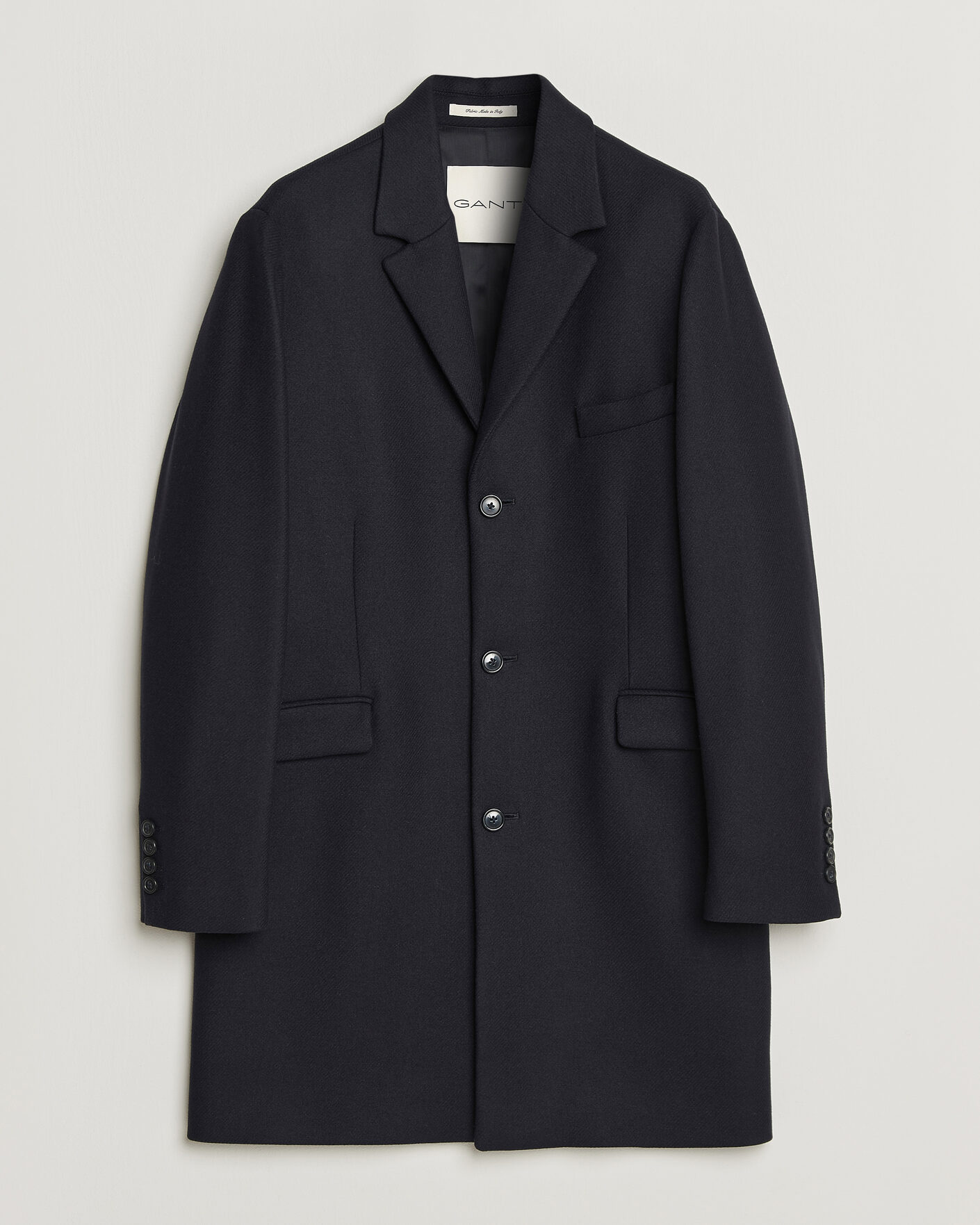 Mies | Takit | Gant | Classic Wool/Cashmere Coat Evening Blue