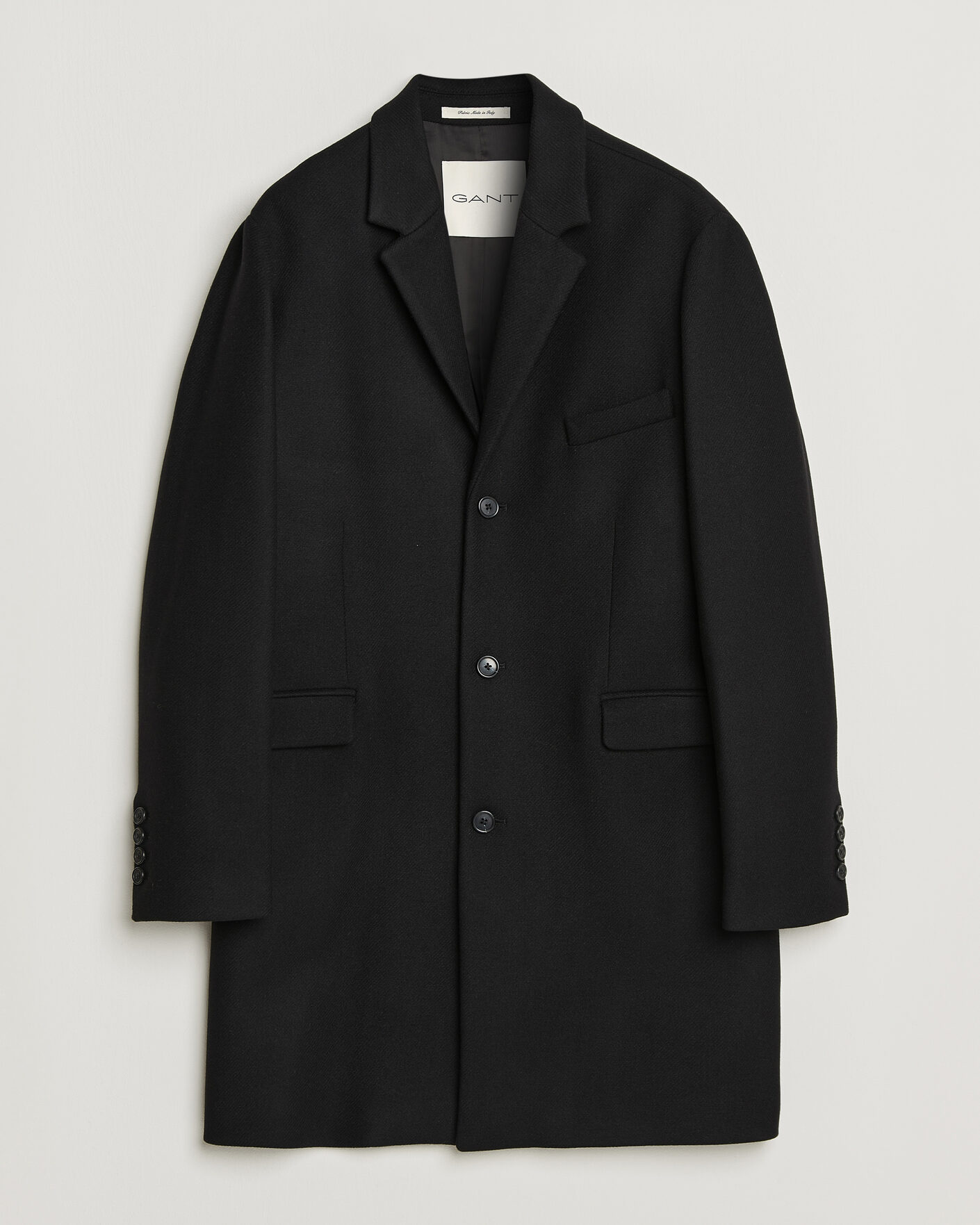 Mies | Takit | Gant | Classic Wool/Cashmere Coat Black