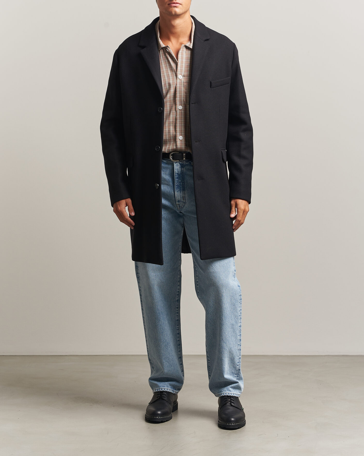 Mies | Takit | Gant | Classic Wool/Cashmere Coat Black