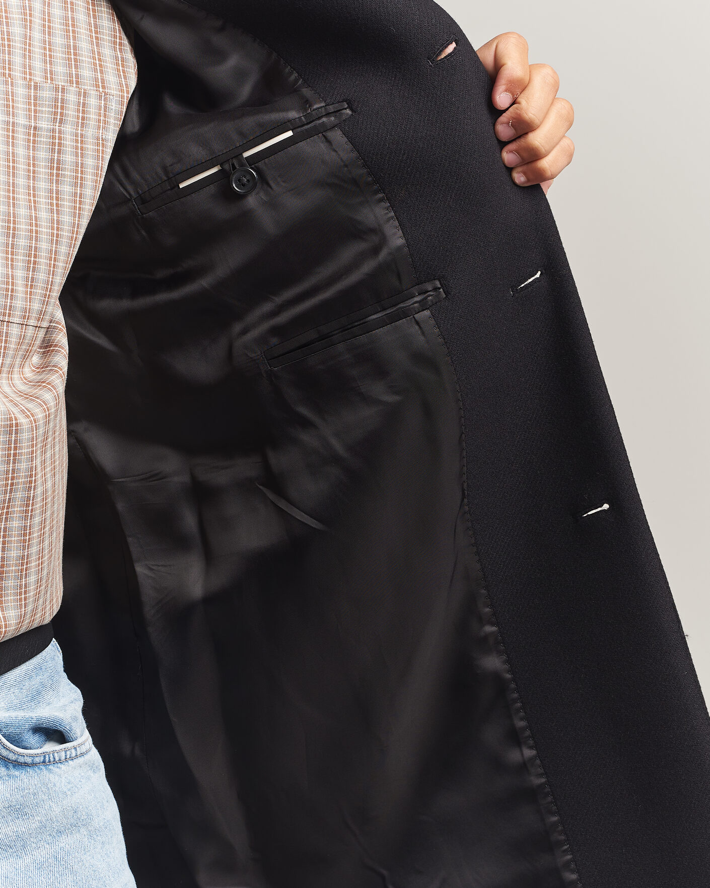 Mies | Takit | Gant | Classic Wool/Cashmere Coat Black