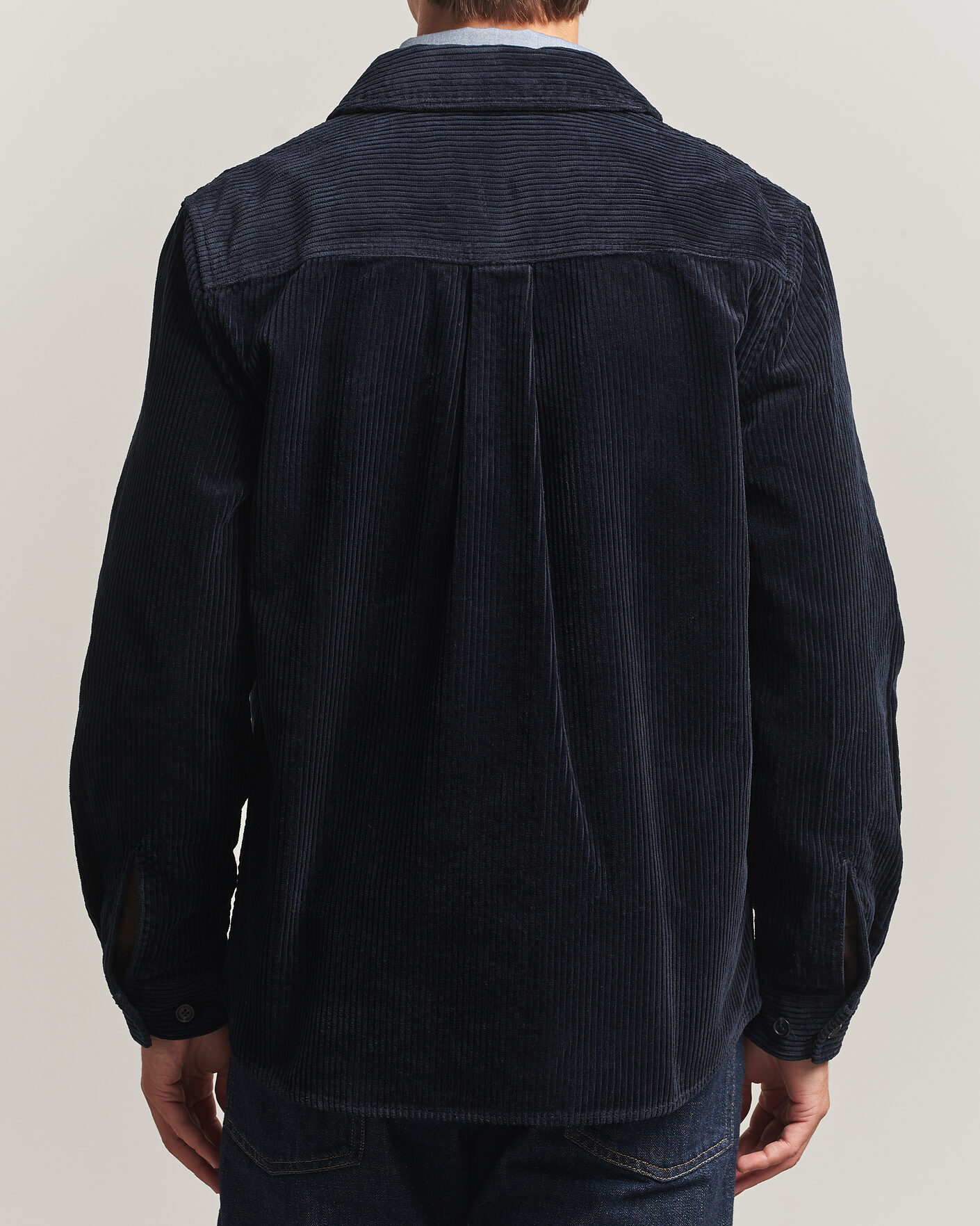 Mies | Kauluspaidat | Gant | Regular Fit Corduroy Overshirt Evening Blue