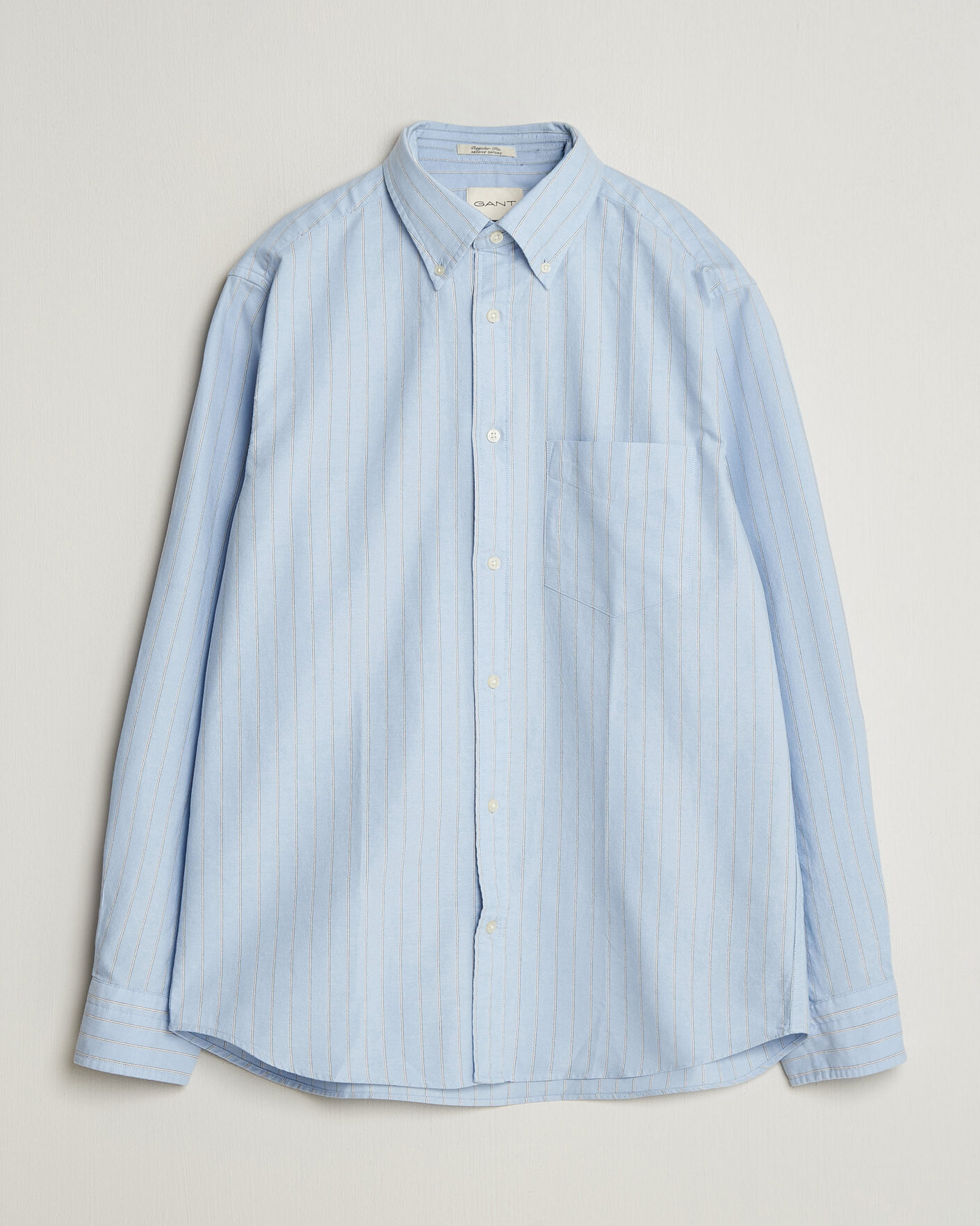 Mies | Kauluspaidat | Gant | Regular Fit Archive Oxford Striped Shirt Clear Sky